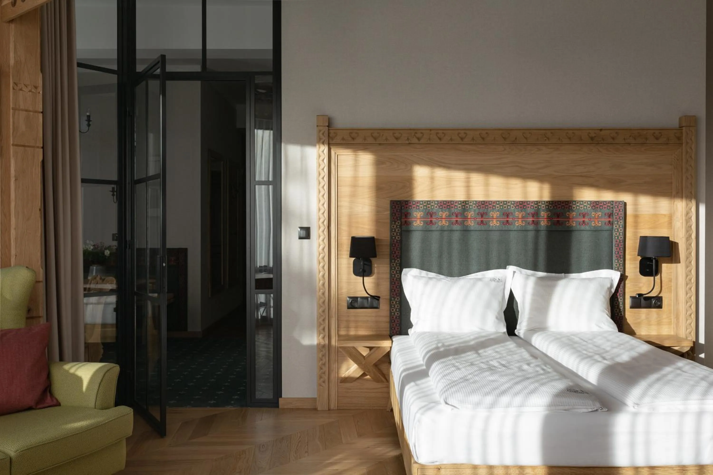 Bed in Aparthotel Cristina