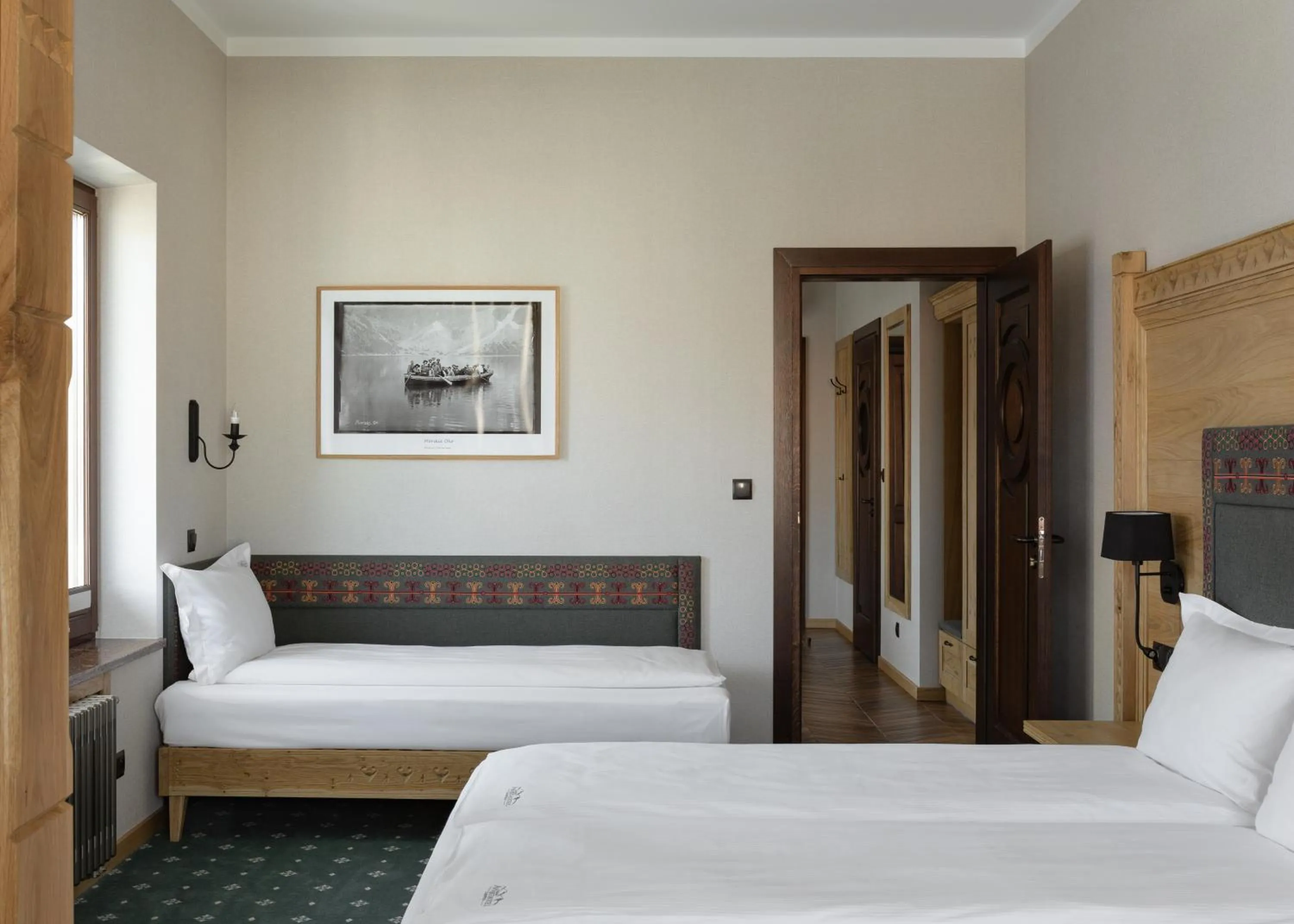 Bed in Aparthotel Cristina