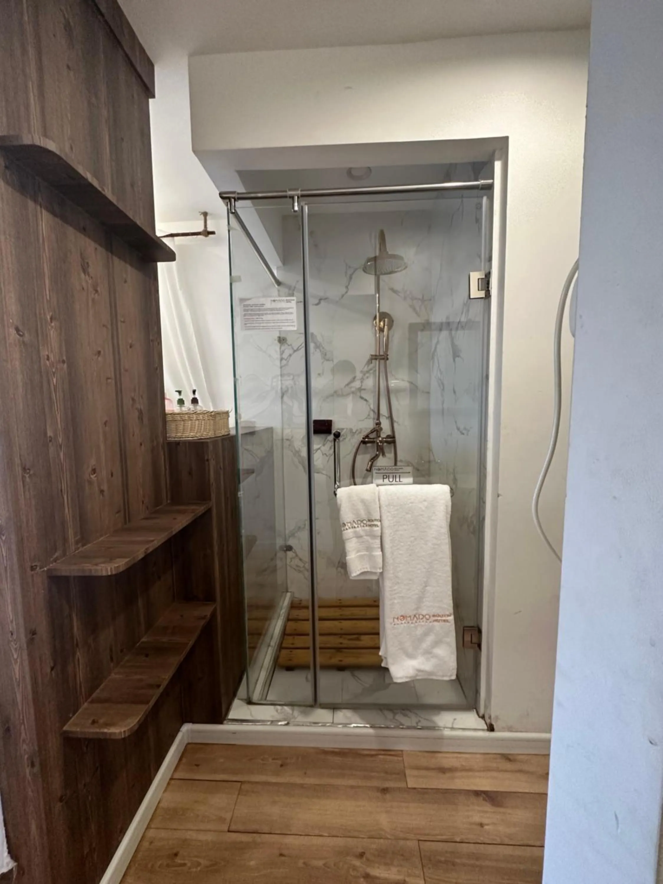 Shower in Nomado Boutique Hotel