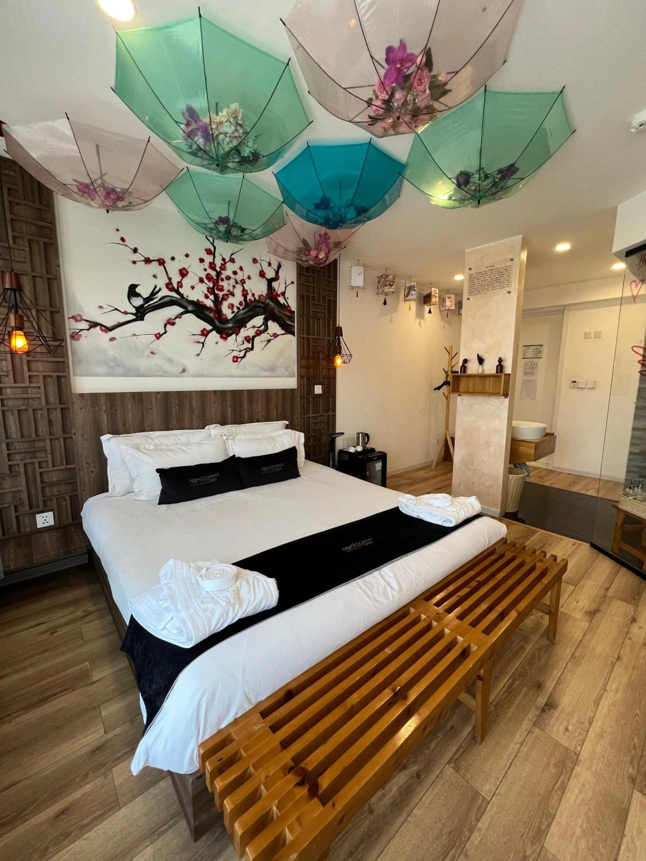 Bed in Nomado Boutique Hotel