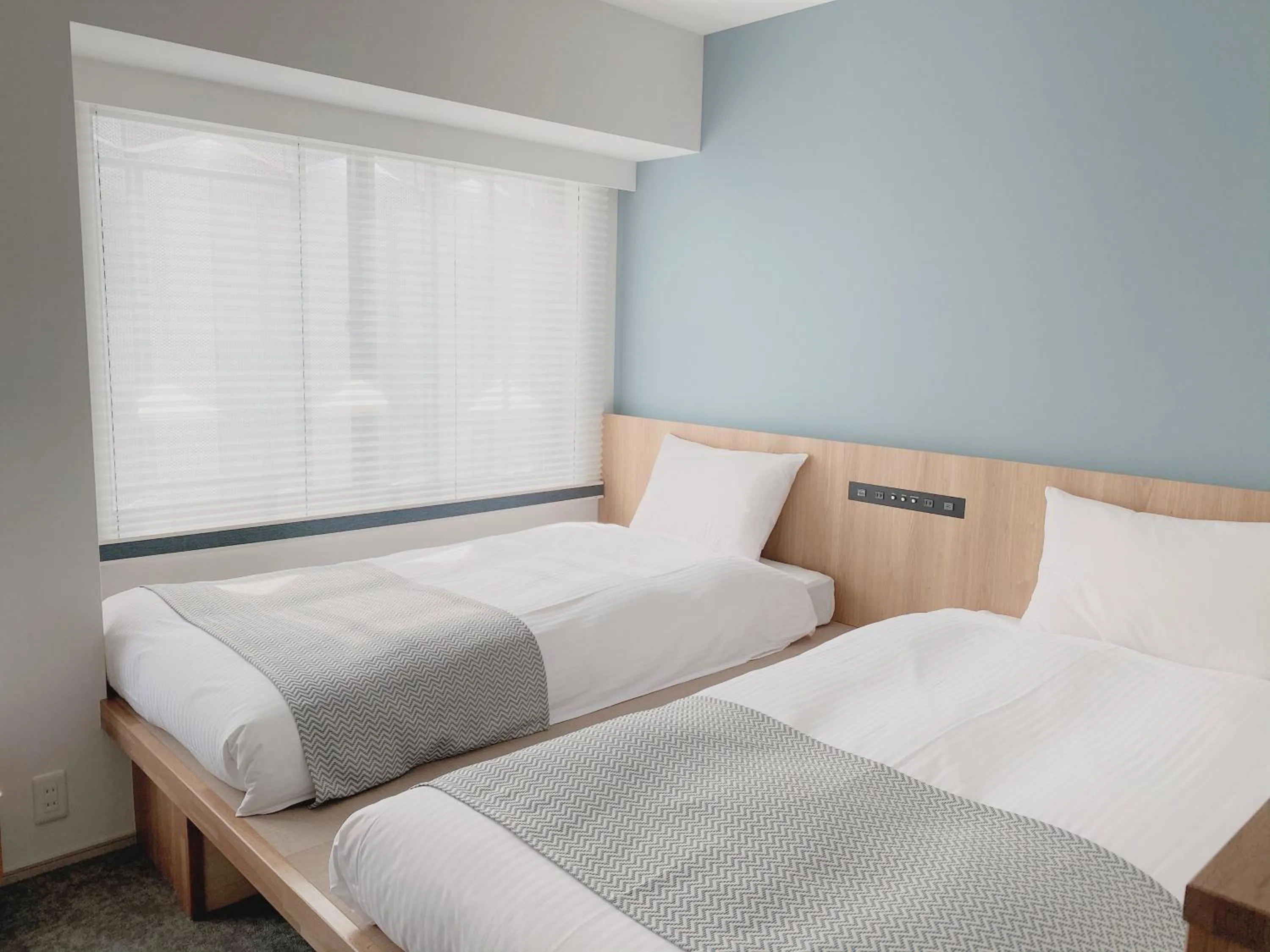 Bed in THE TOURIST HOTEL & Cafe AKIHABARA