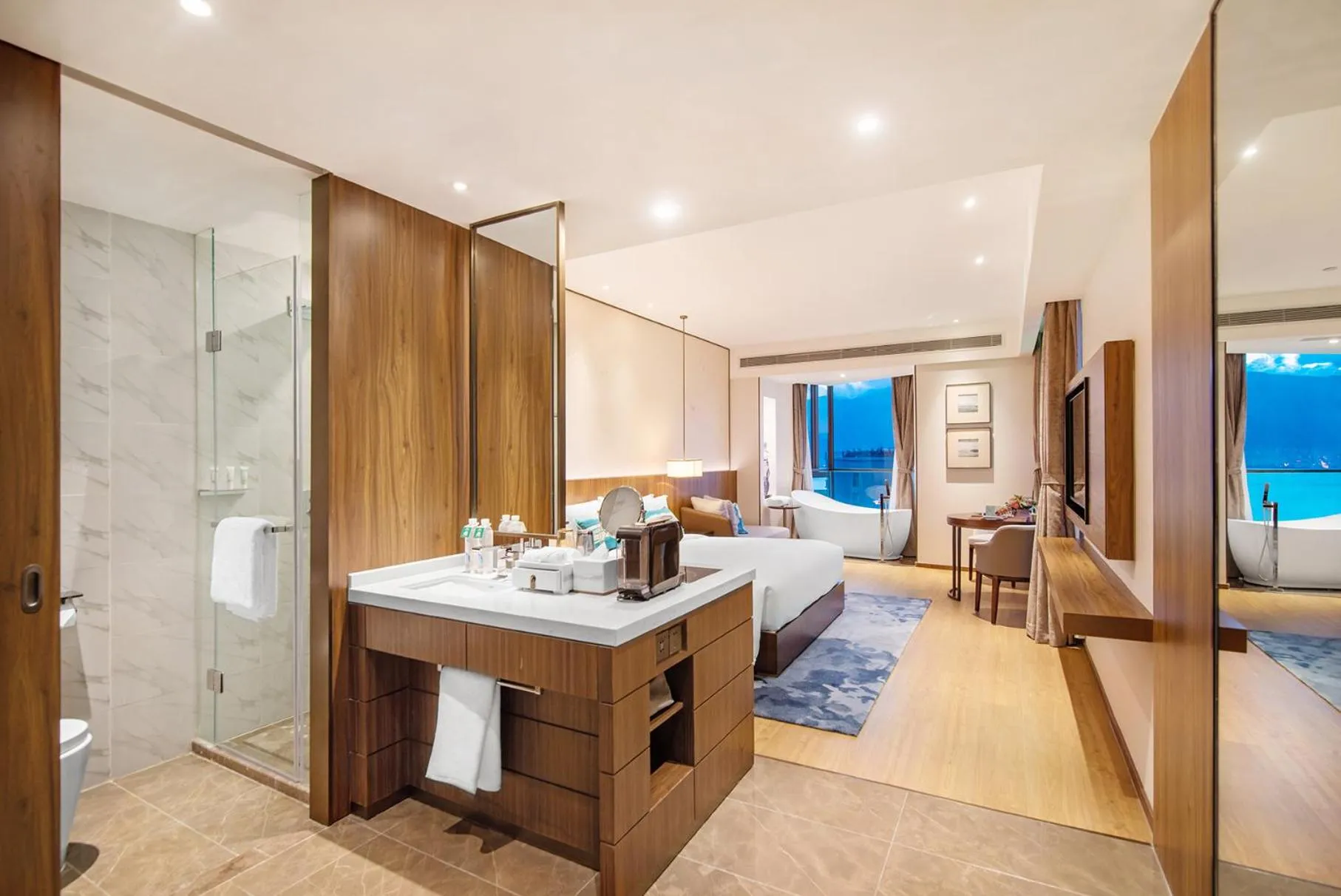 Living room, Bed in Argyle Resort Dali Yueyun