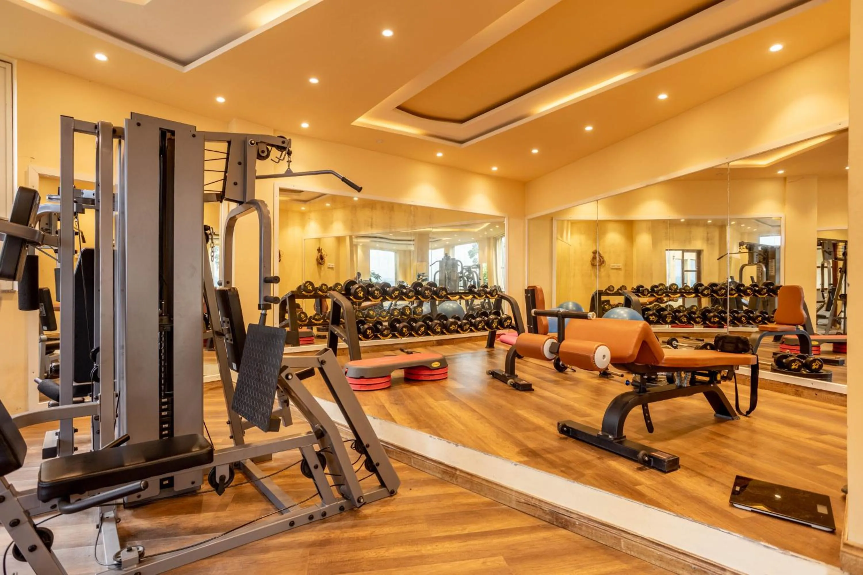 Fitness centre/facilities in Aagantuk Resort
