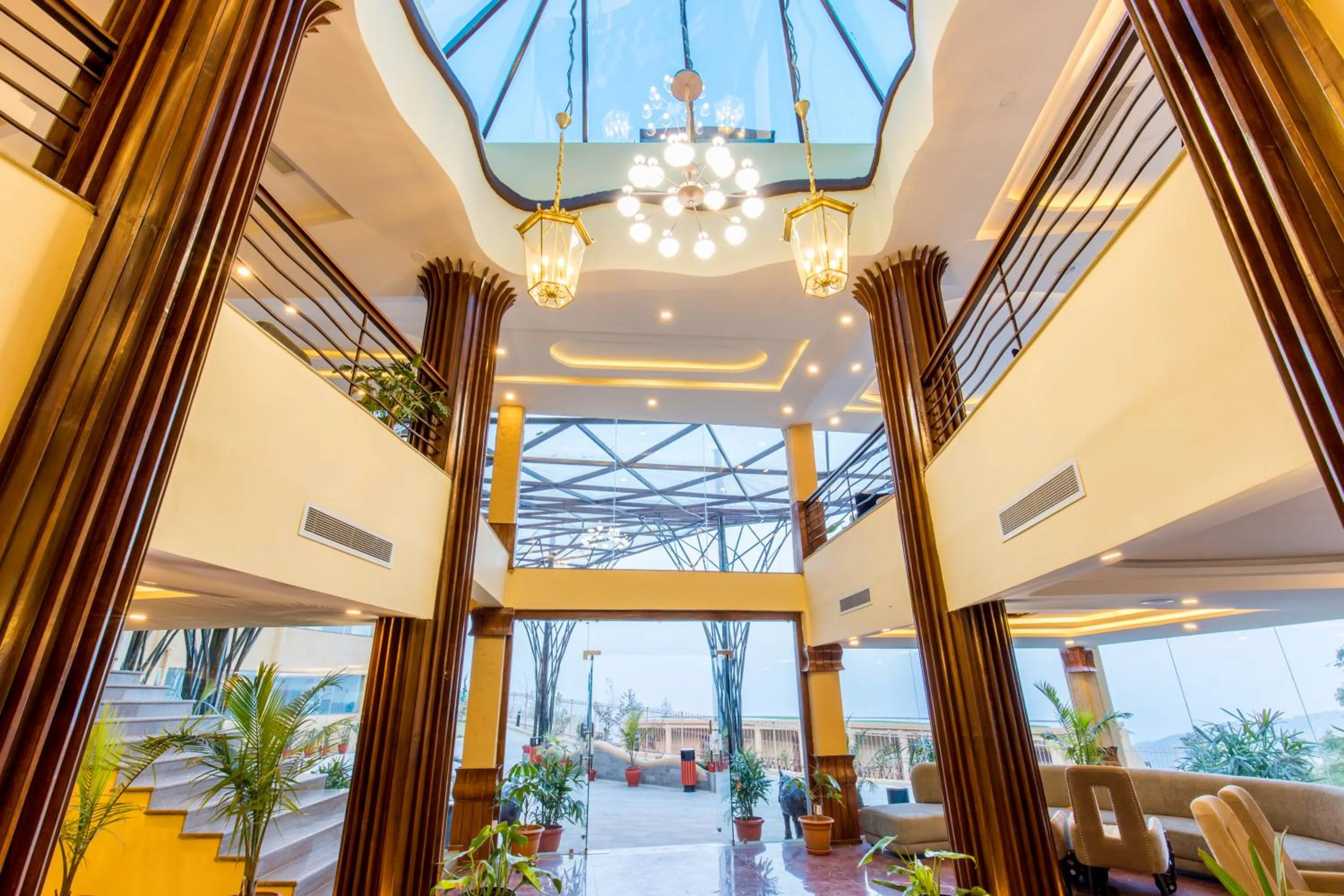 Lobby or reception in Aagantuk Resort