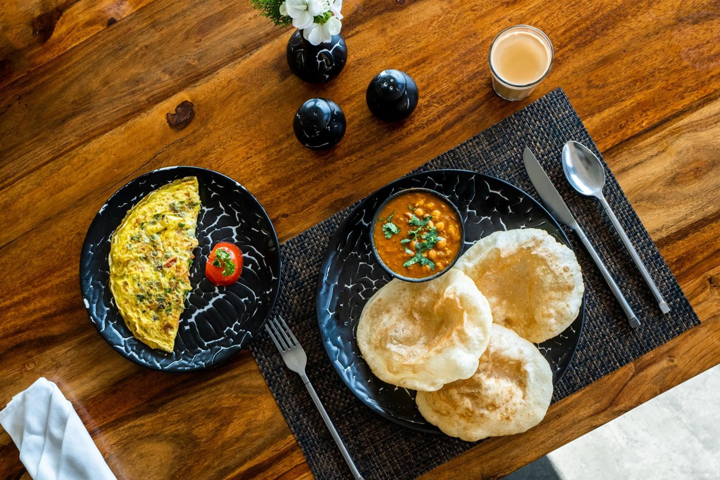 Breakfast in Aagantuk Resort
