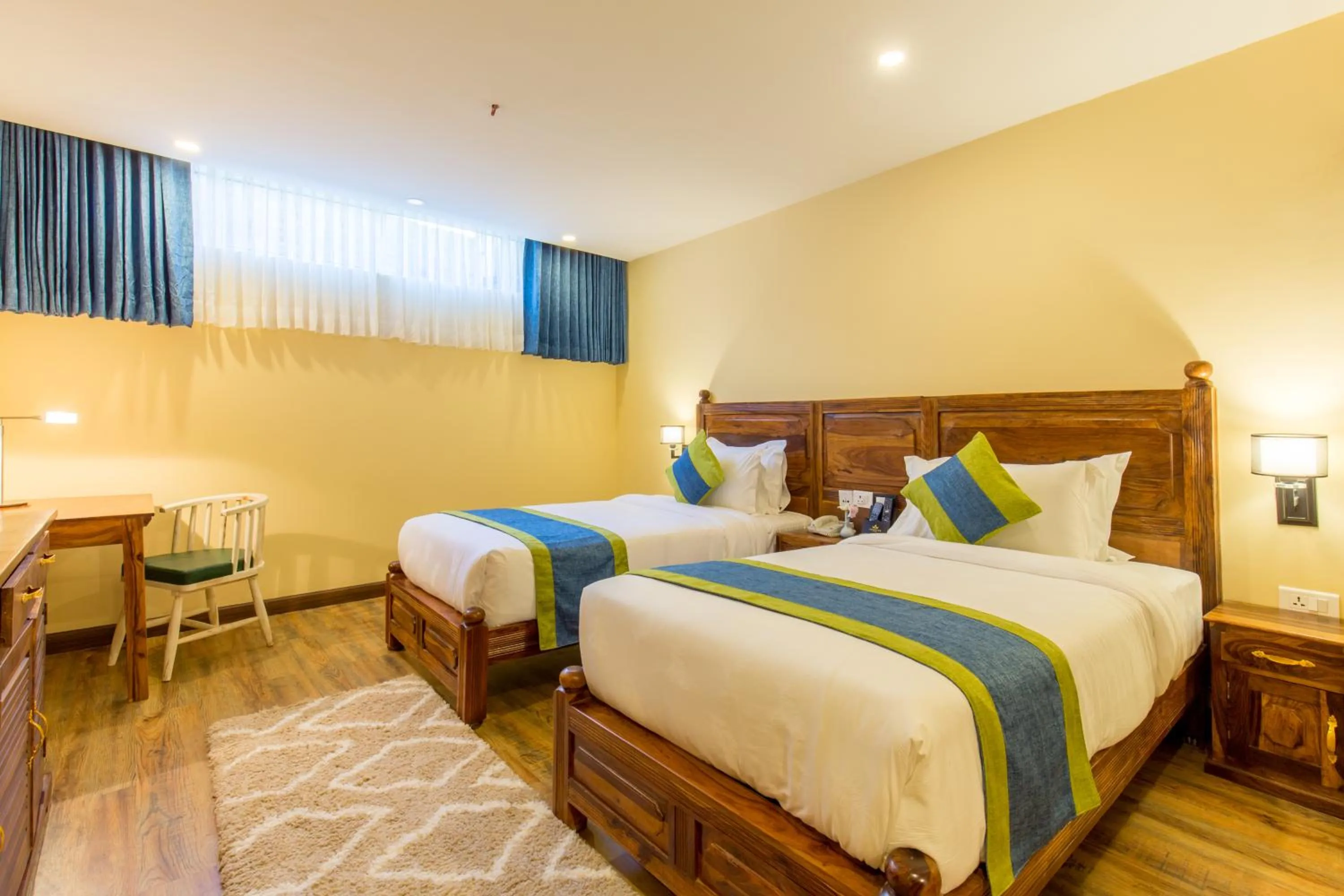 Bed in Aagantuk Resort