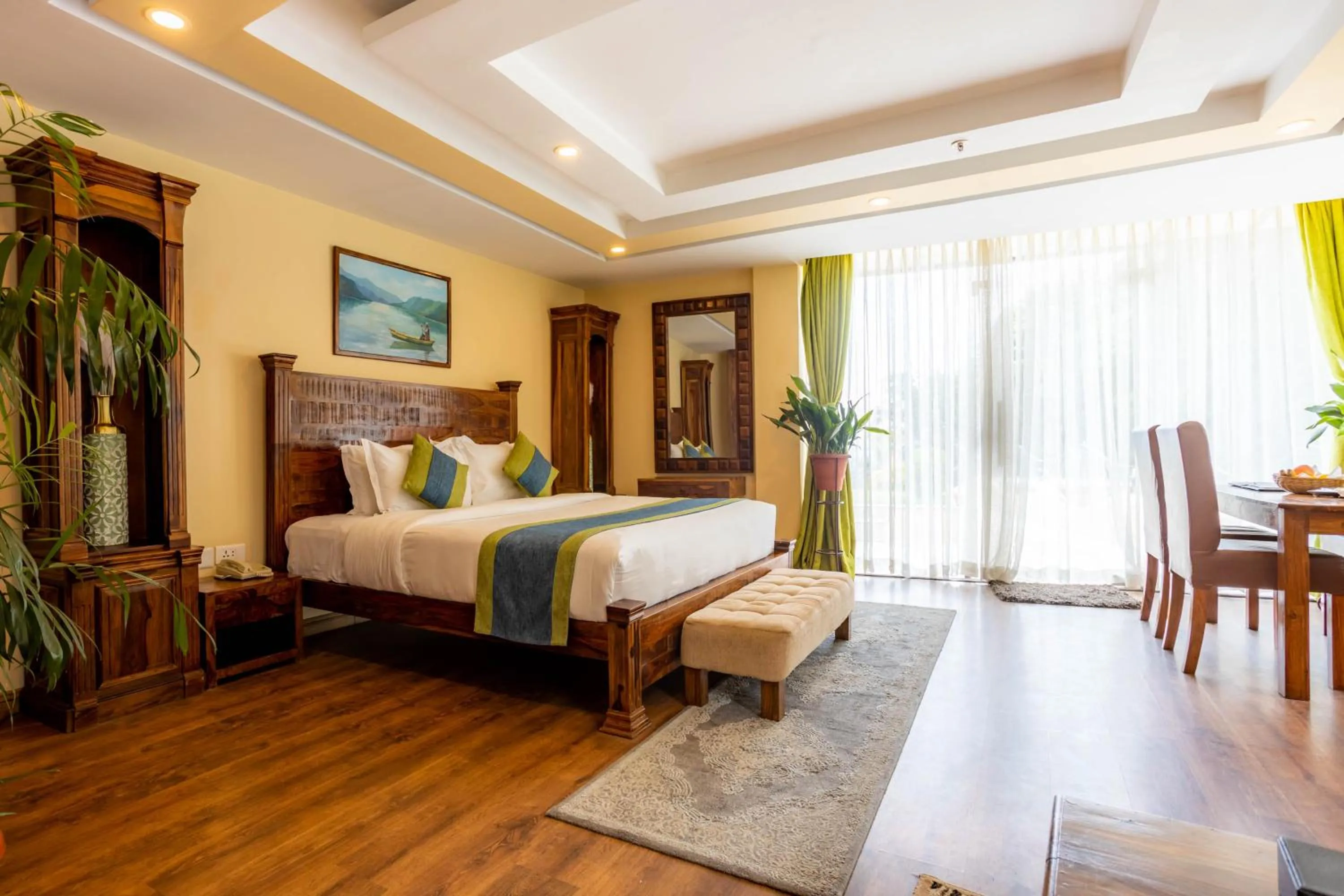 Photo of the whole room, Bed in Aagantuk Resort