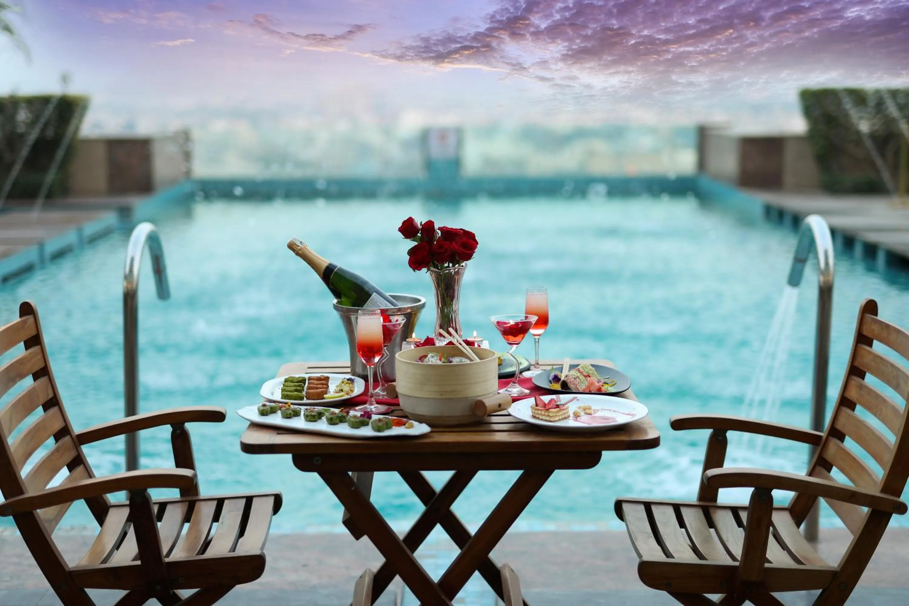 Swimming pool in Seven Seas Hotel