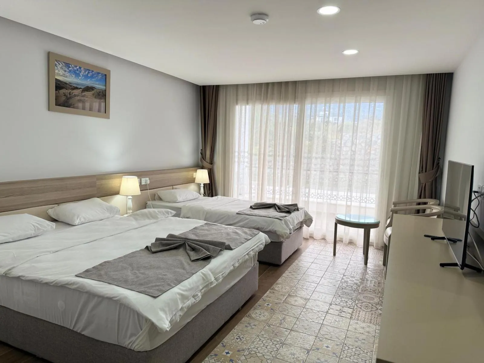Bed in Altinkaya Holiday Resort