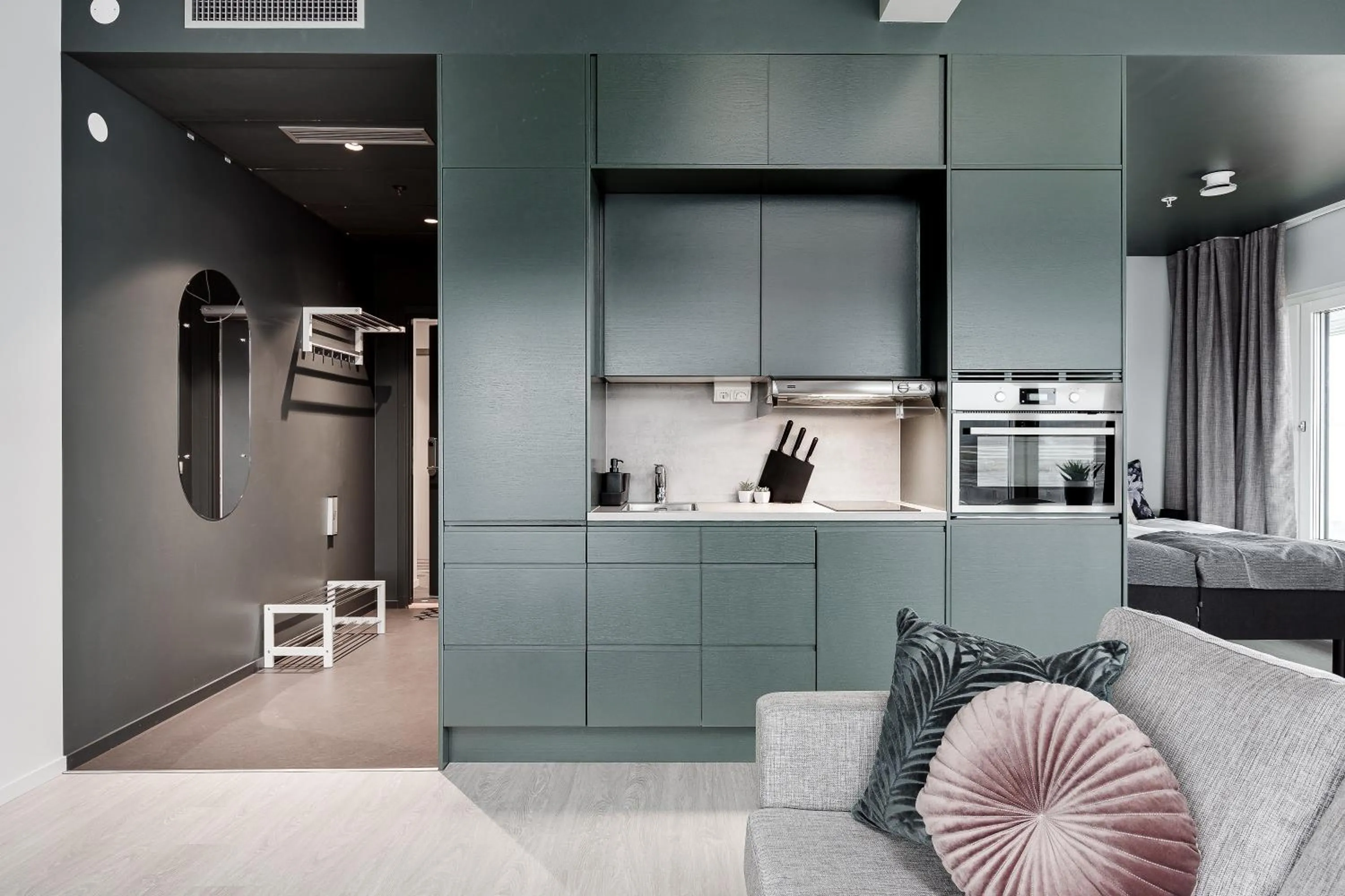 Kitchen or kitchenette in Forenom Hotels & Apartments Arlanda