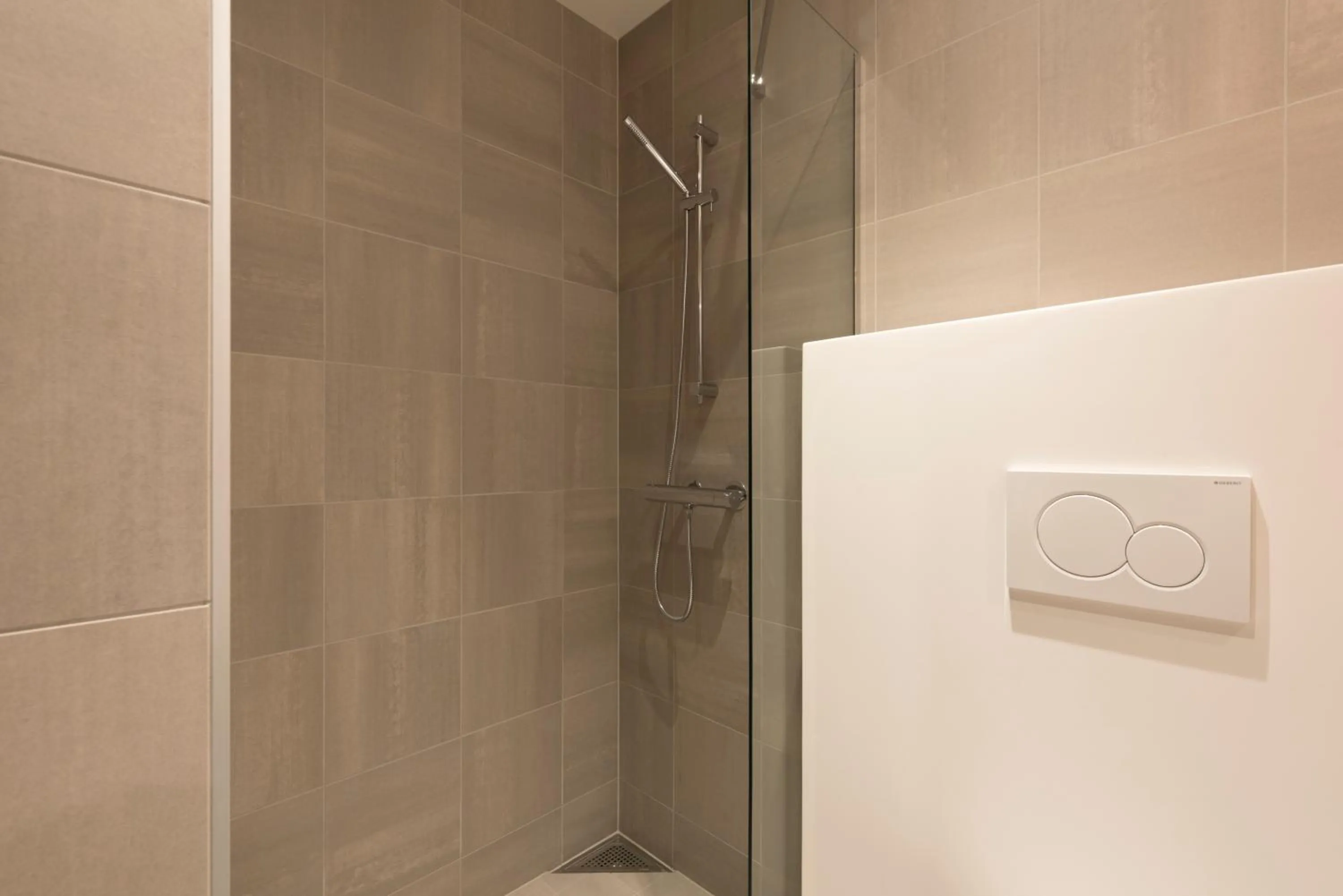 Shower in Forenom Hotels & Apartments Arlanda