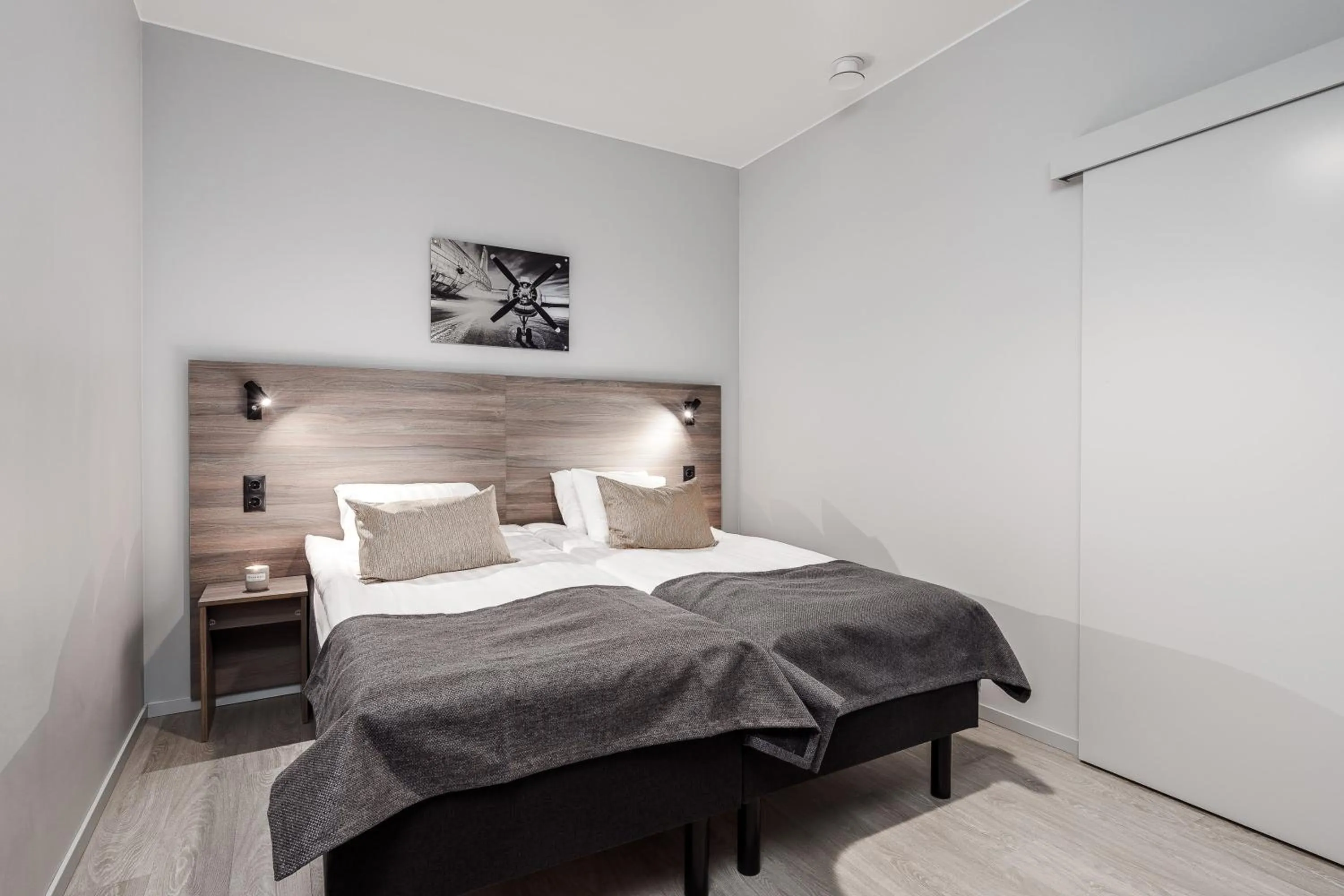 Bedroom, Bed in Forenom Hotels & Apartments Arlanda