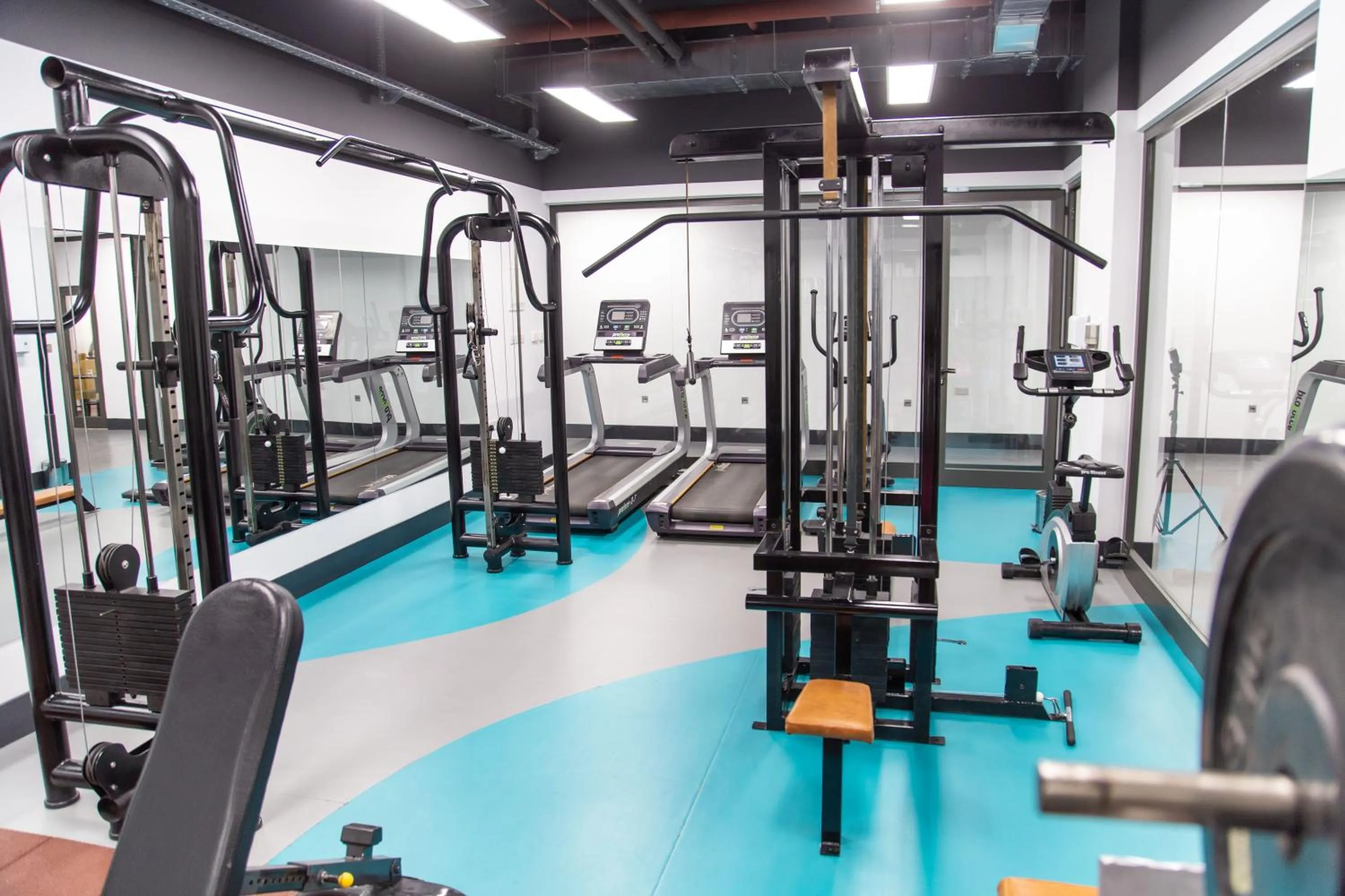 Fitness centre/facilities in Hotel Sun