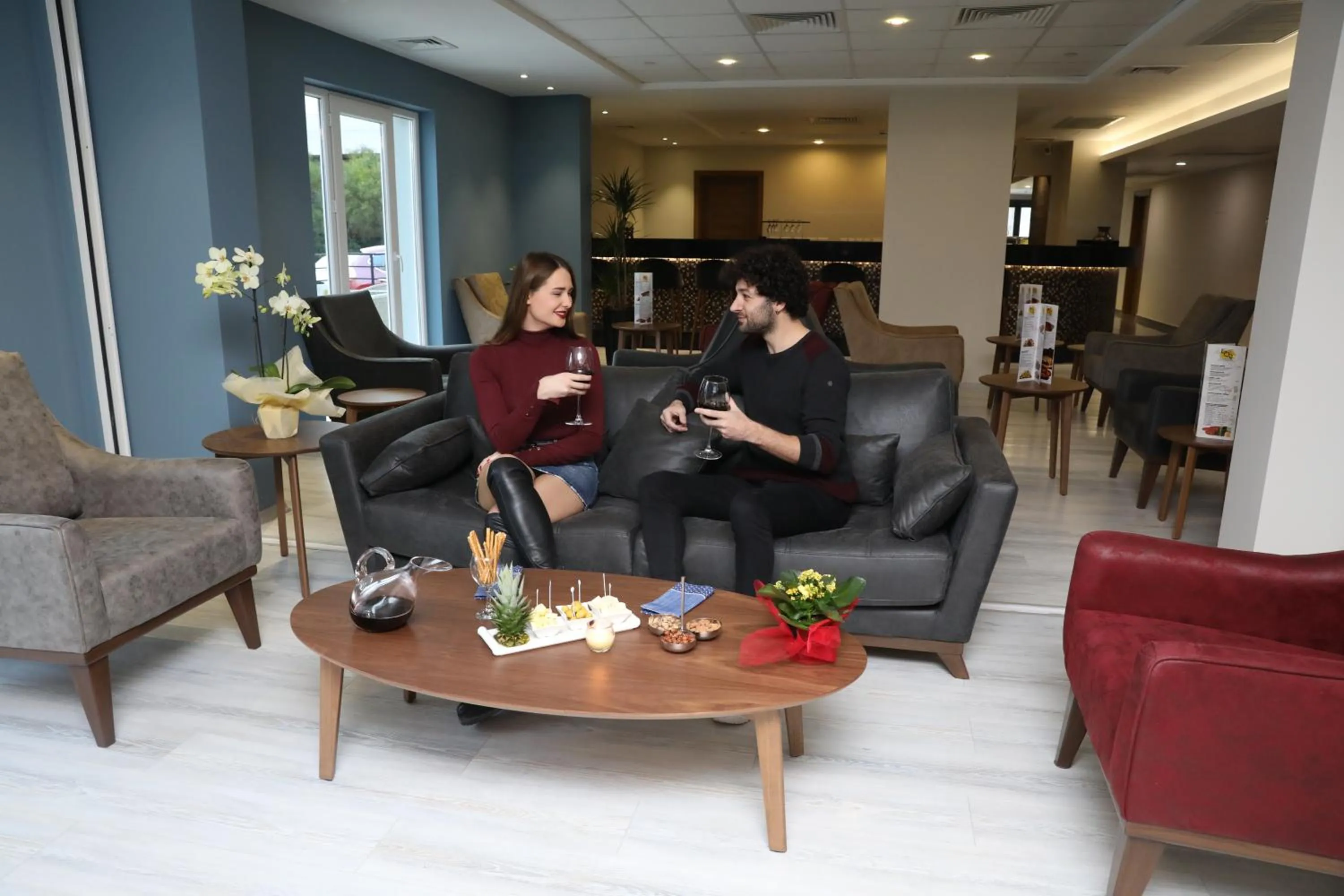 Lobby or reception in Hotel Sun