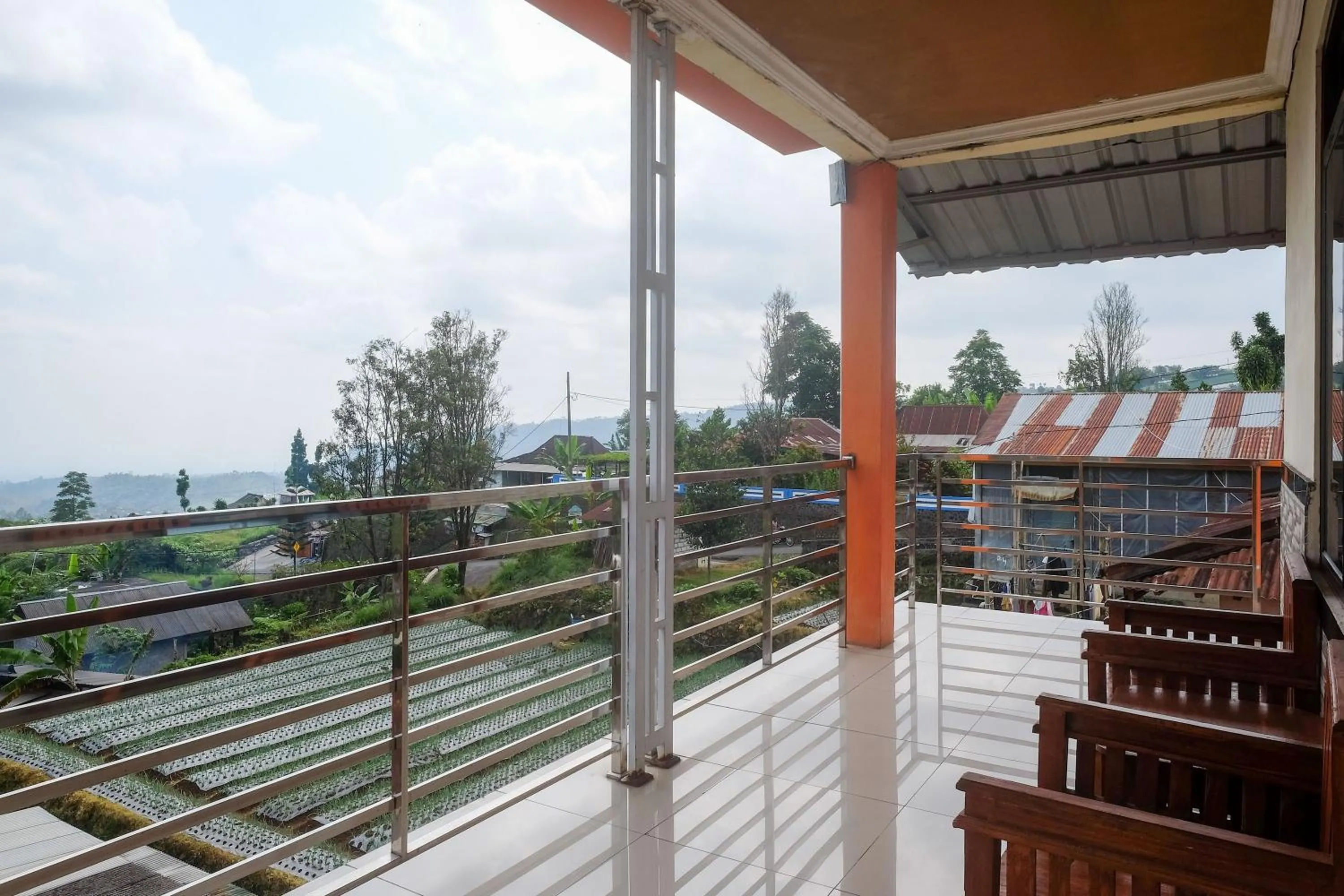 Balcony/Terrace in RedDoorz near Candi Sukuh Karanganyar