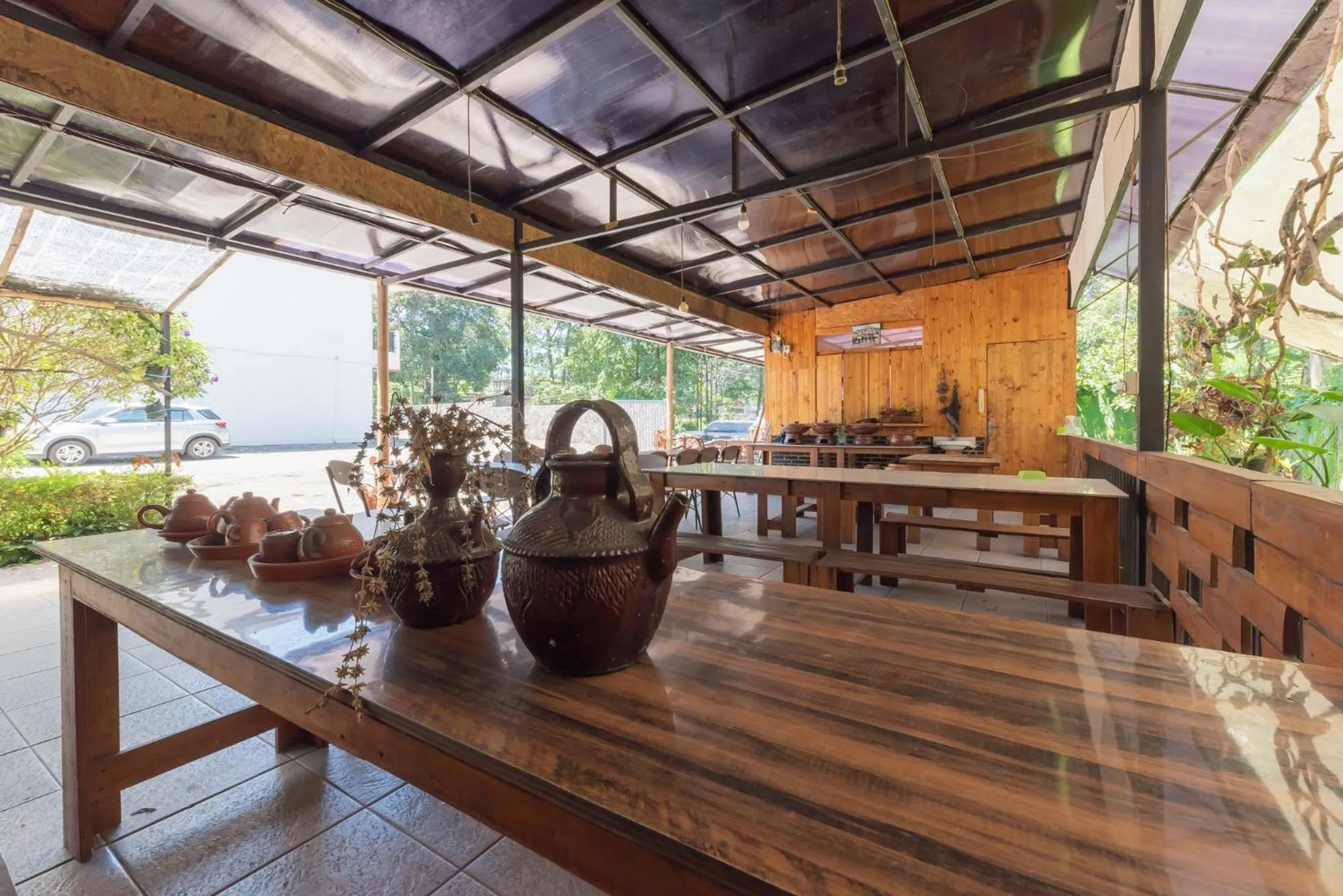 Seating area in Urbanview Maribaya Lembang Bandung