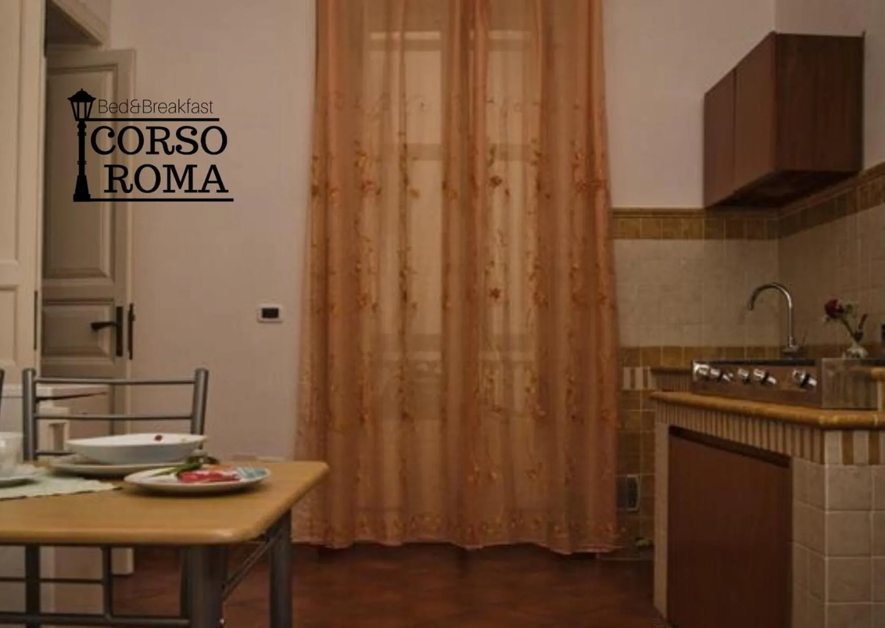 Kitchen or kitchenette in B&B Corso Roma