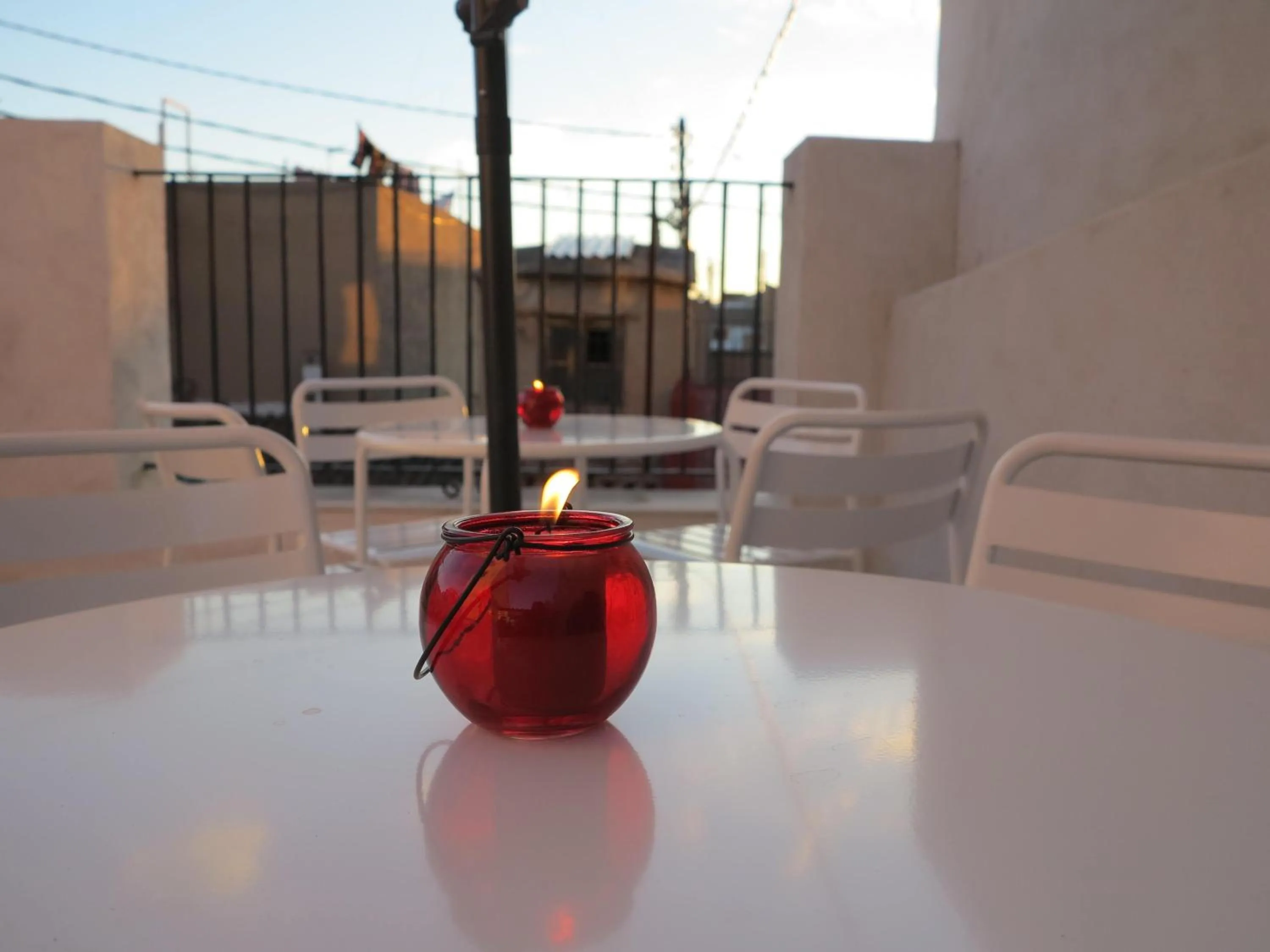 Balcony/Terrace in Hulot B&B Valencia