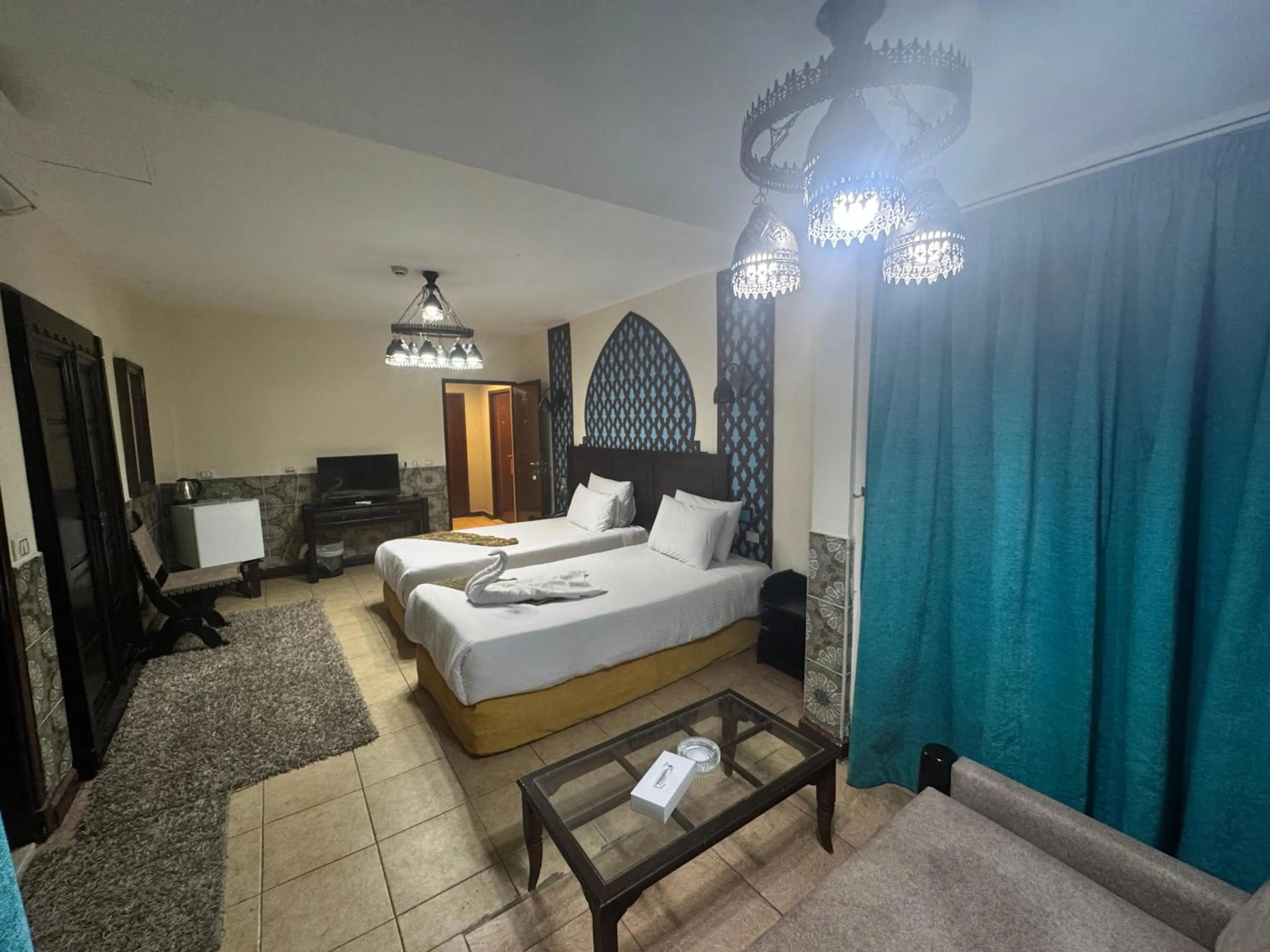 Bed in New Star Zamalek Hotel