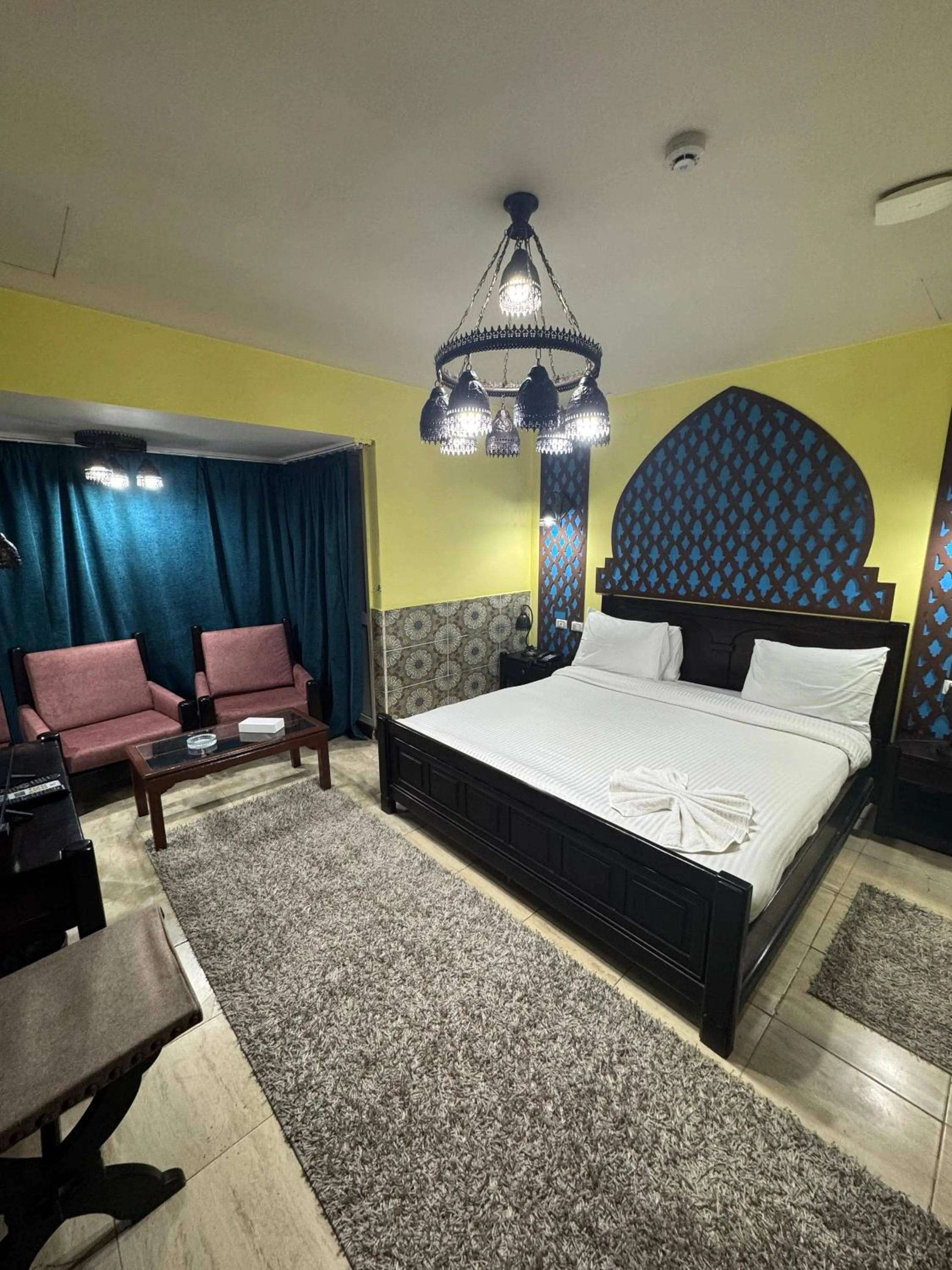 Bed in New Star Zamalek Hotel