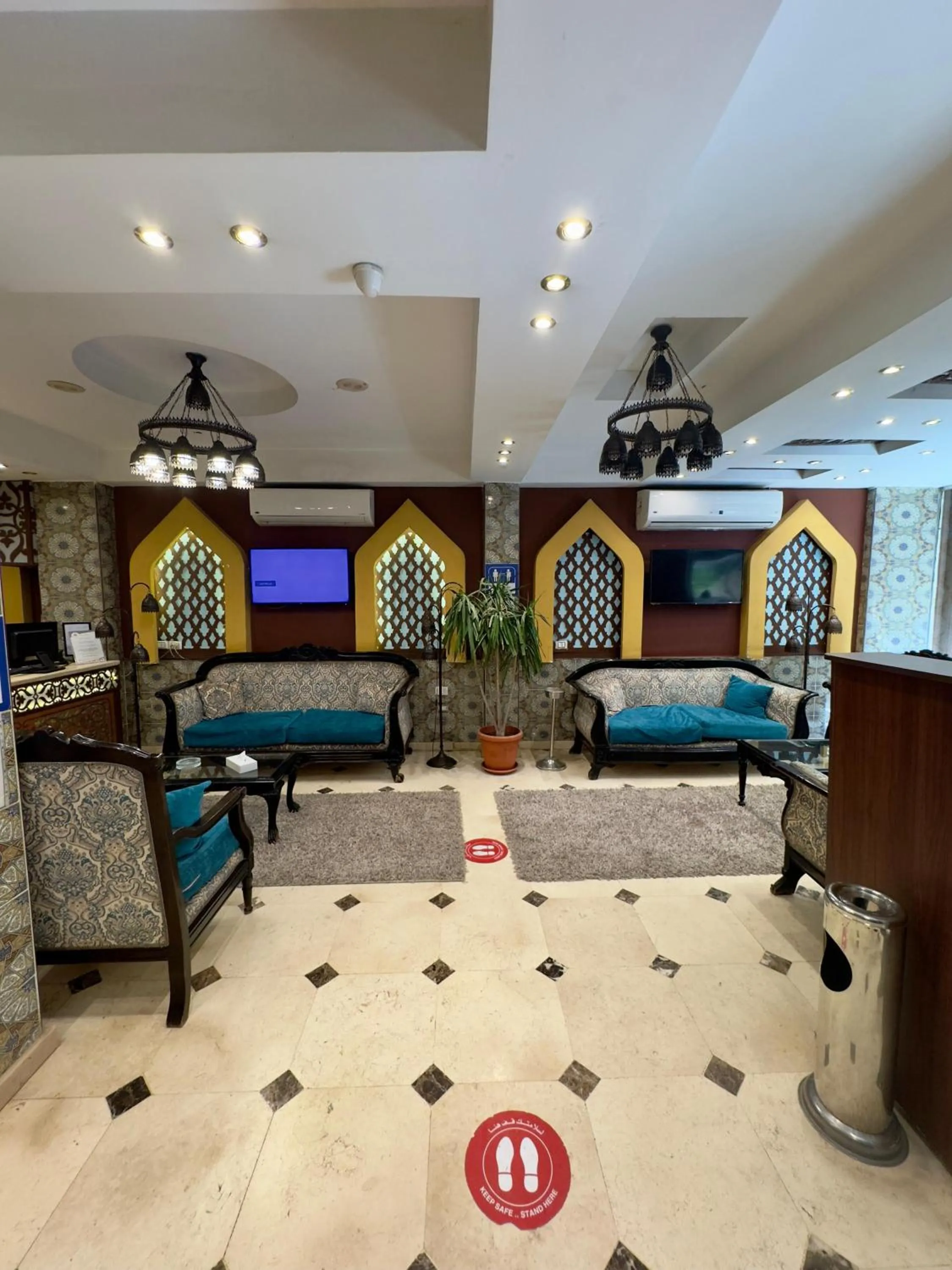 Seating area in New Star Zamalek Hotel