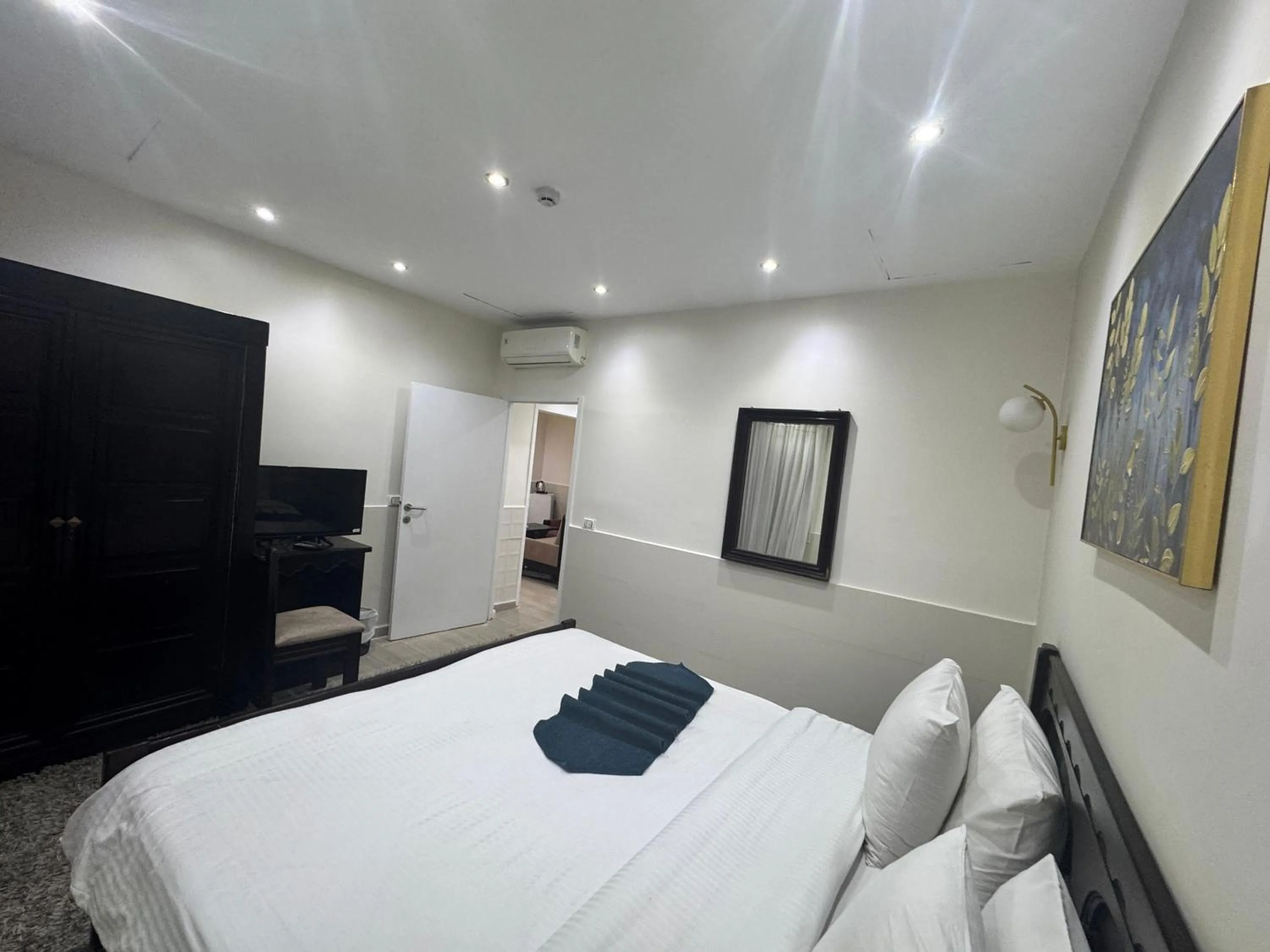 Bed in New Star Zamalek Hotel