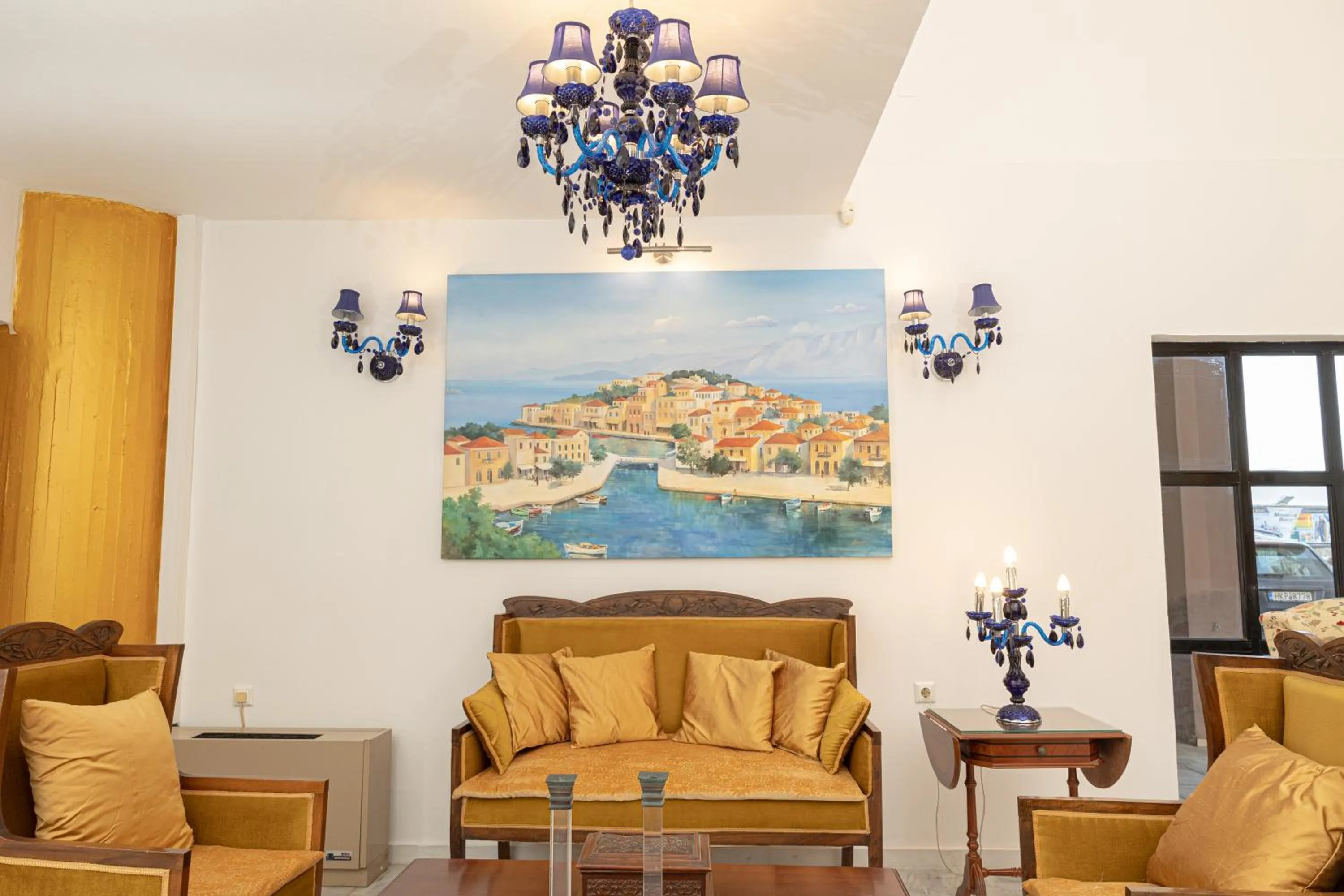 Seating area in Santa Marina Unique Hotel