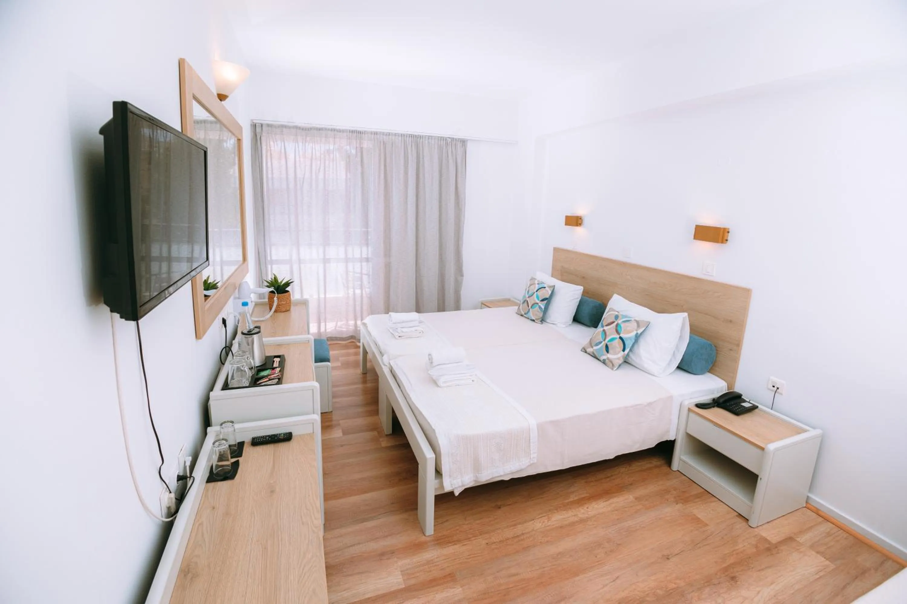 Bed in Santa Marina Unique Hotel