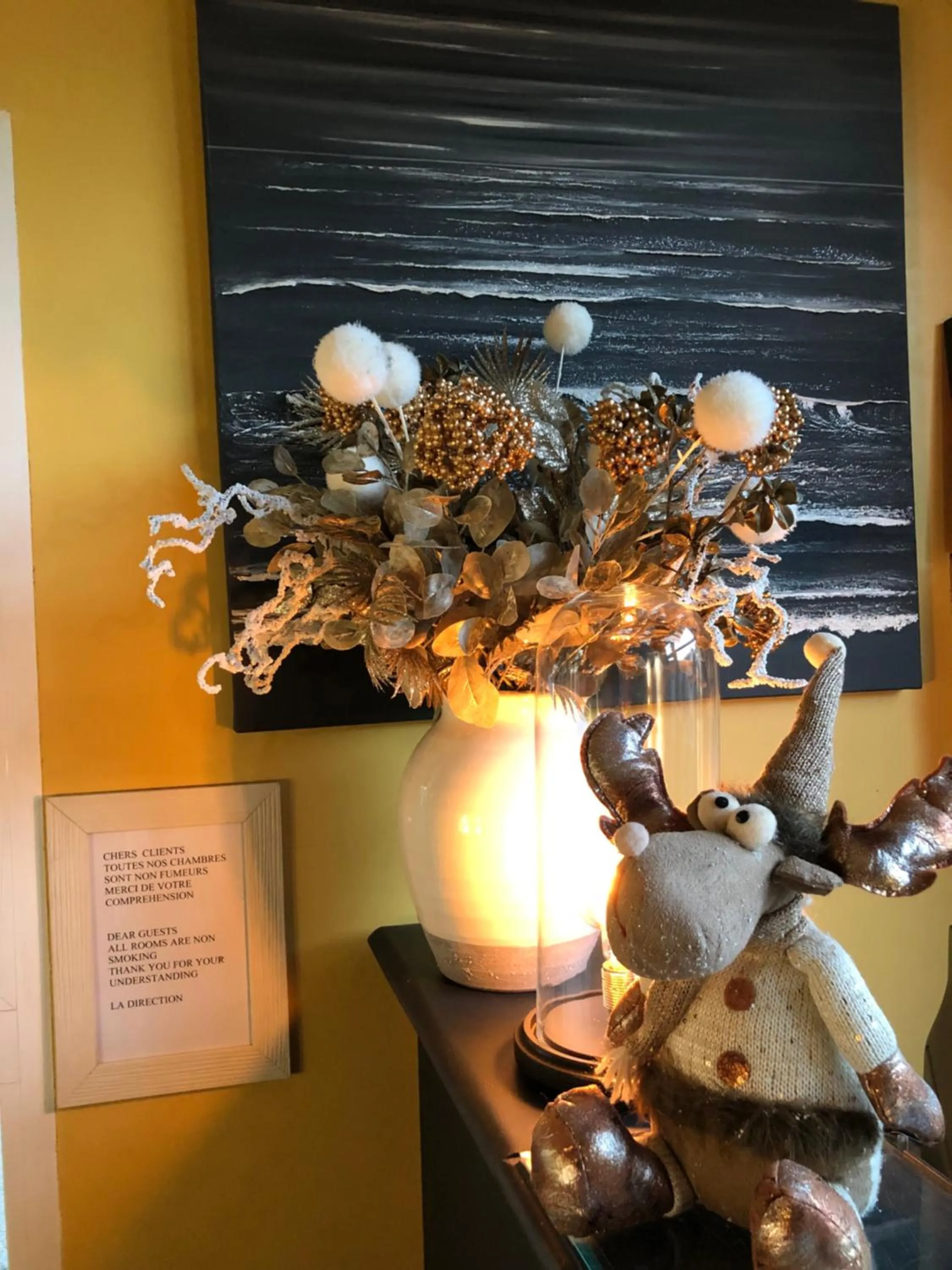 Lobby or reception in Hotel Les Embruns