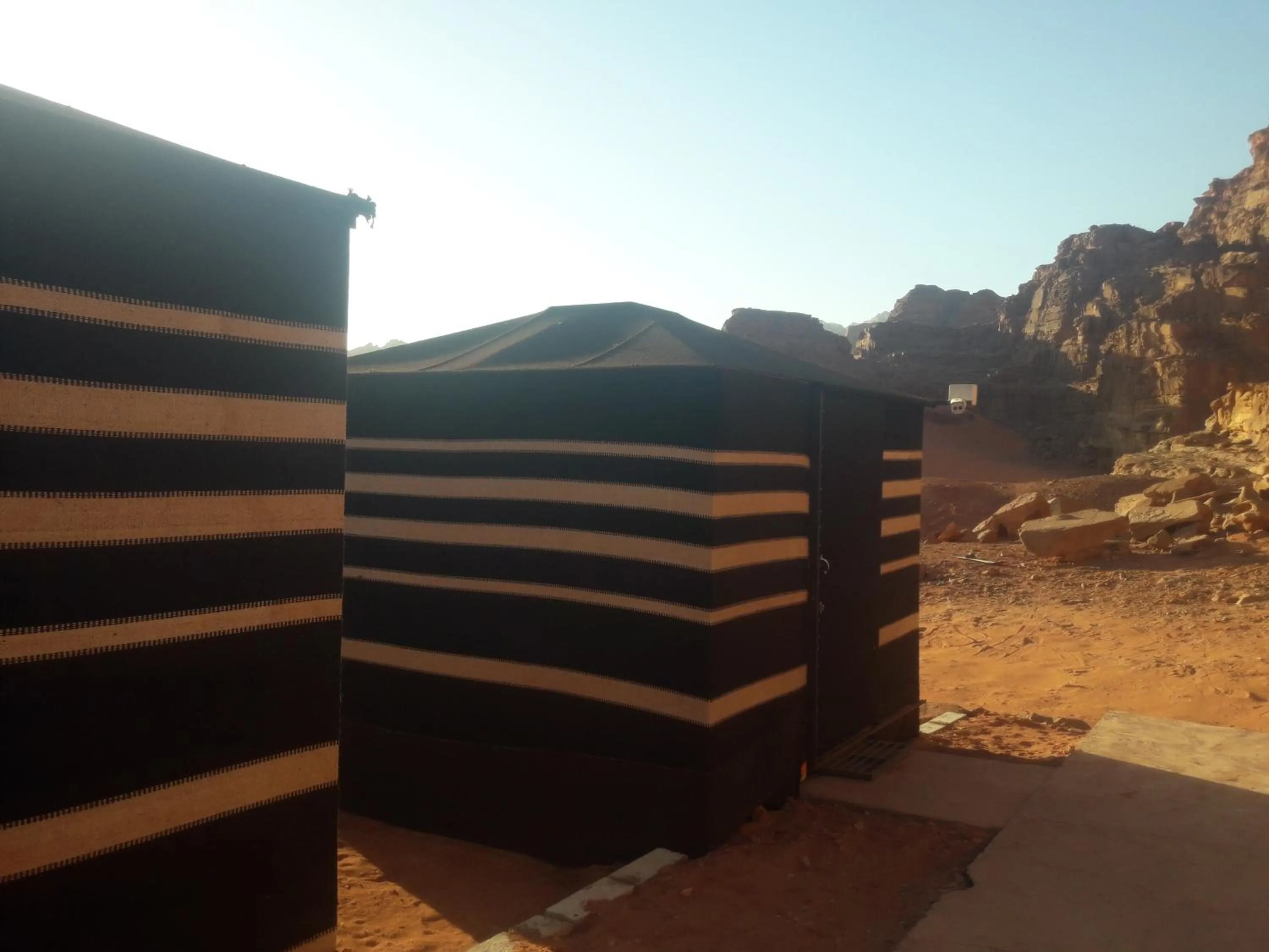 Mountain view in WadiRum Mobile Camp