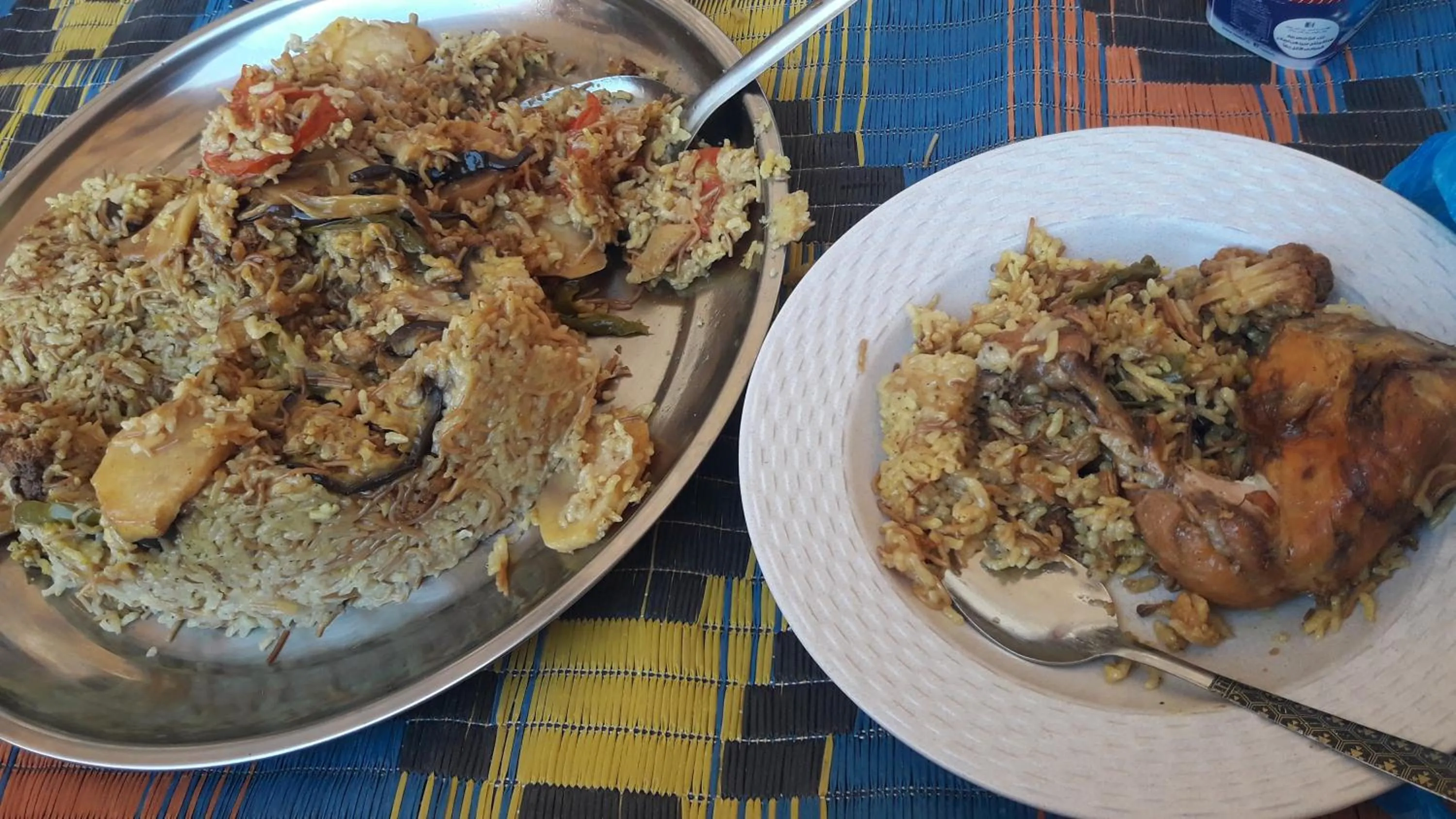 Food and drinks in WadiRum Mobile Camp