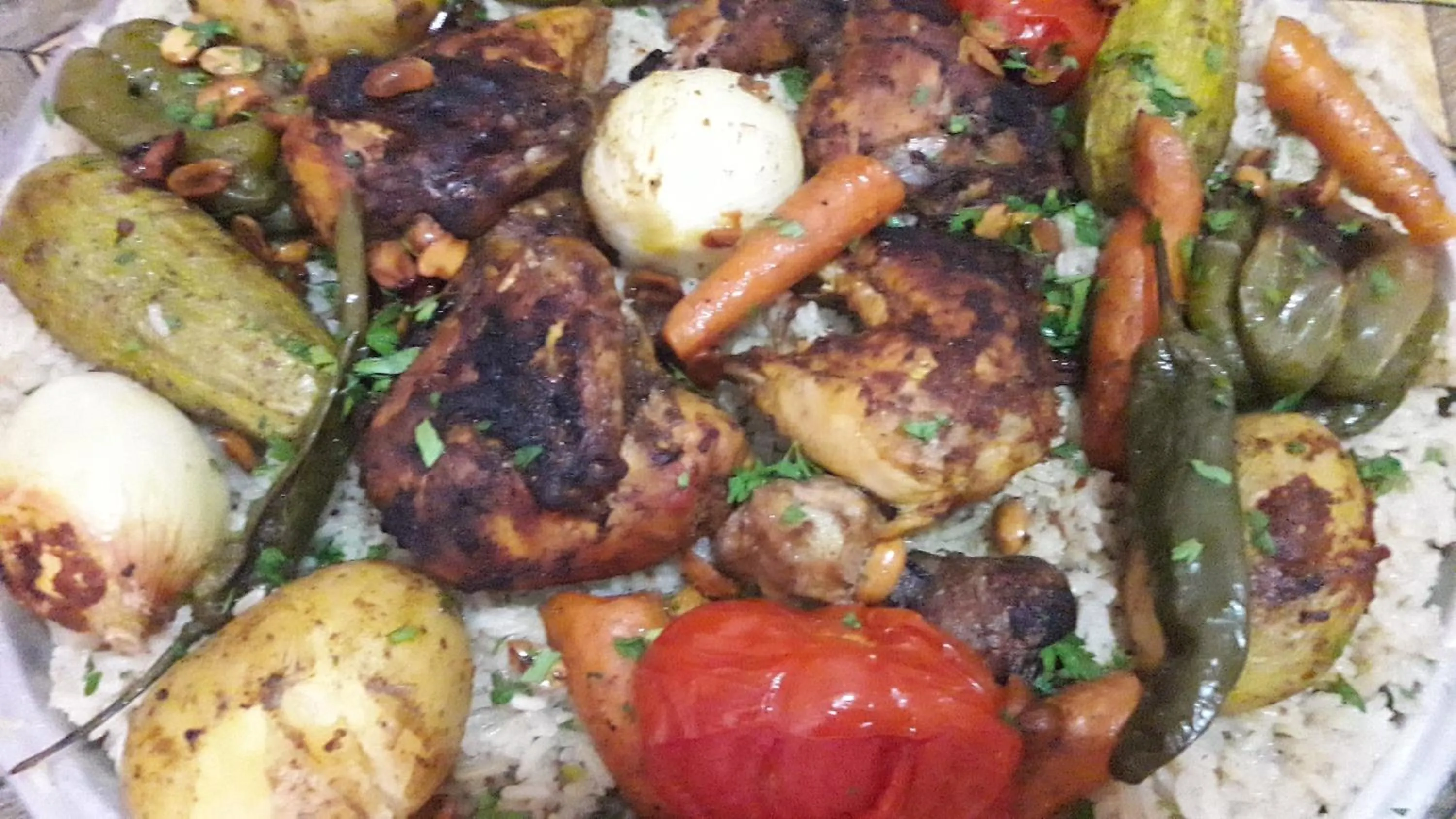 Dinner in WadiRum Mobile Camp