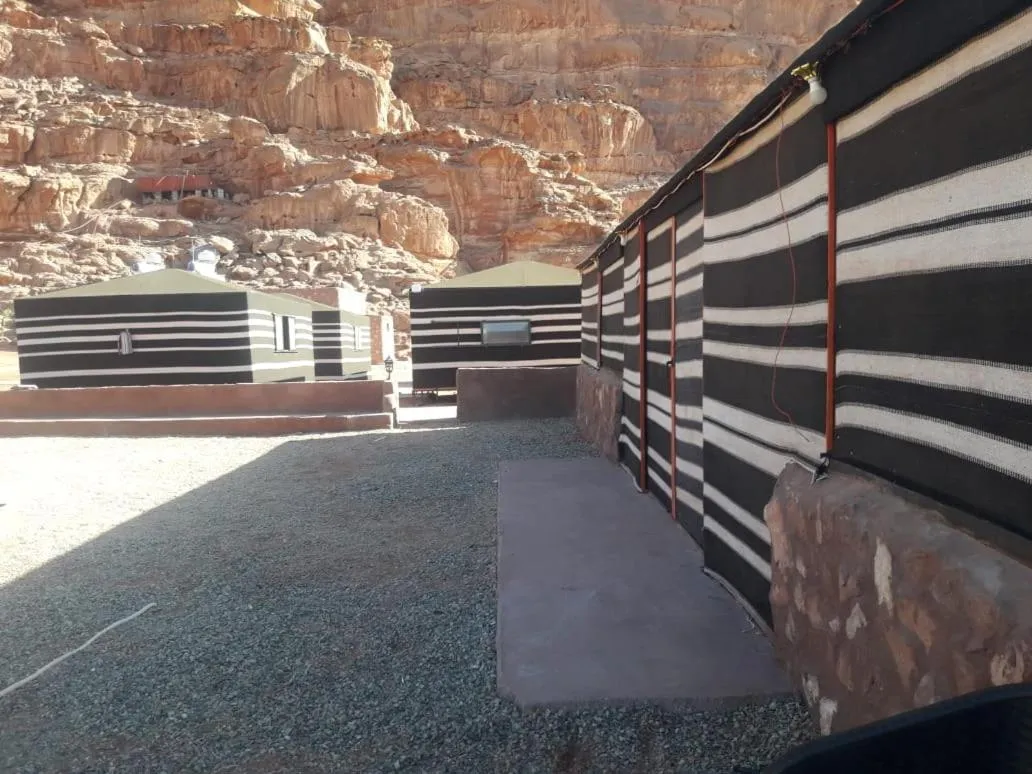 Patio in WadiRum Mobile Camp