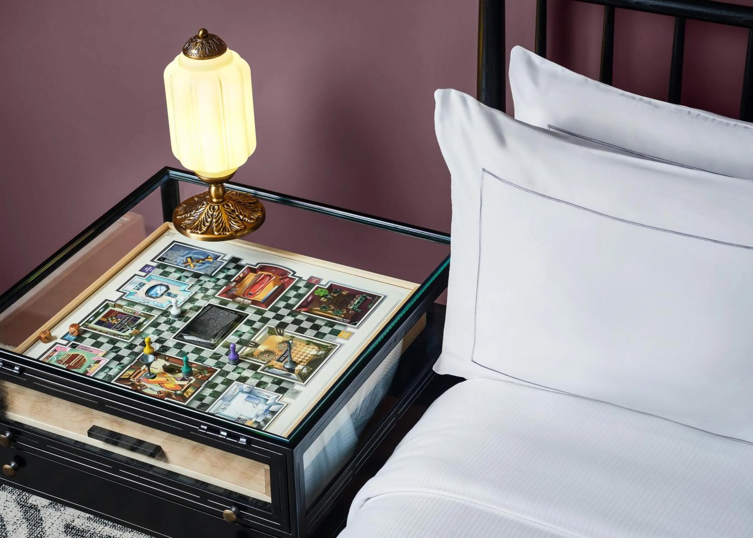 Bed in the Curtis Denver - A DoubleTree by Hilton Hotel