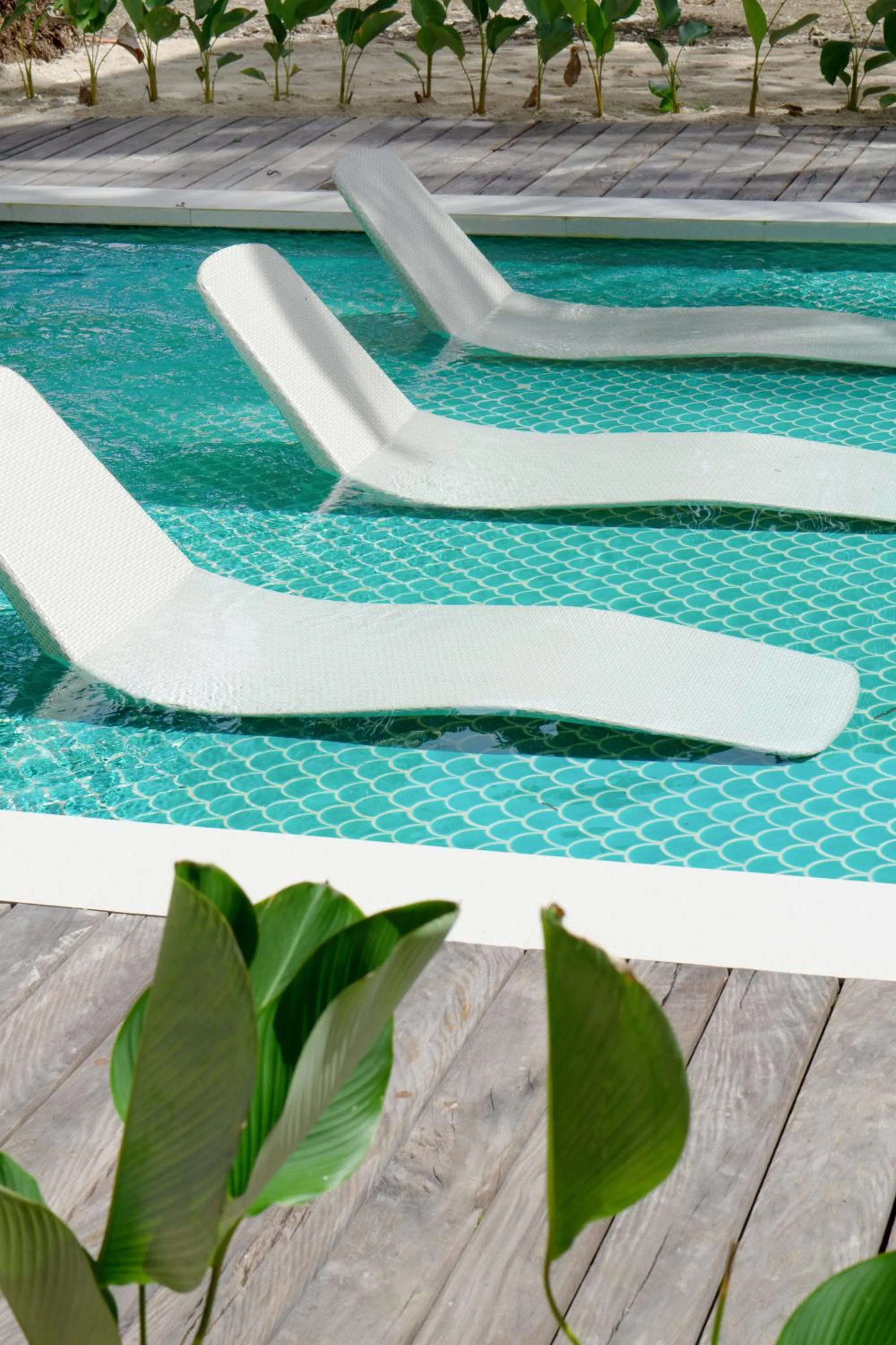 Swimming pool in Las Palmas Villas and Casitas Siargao