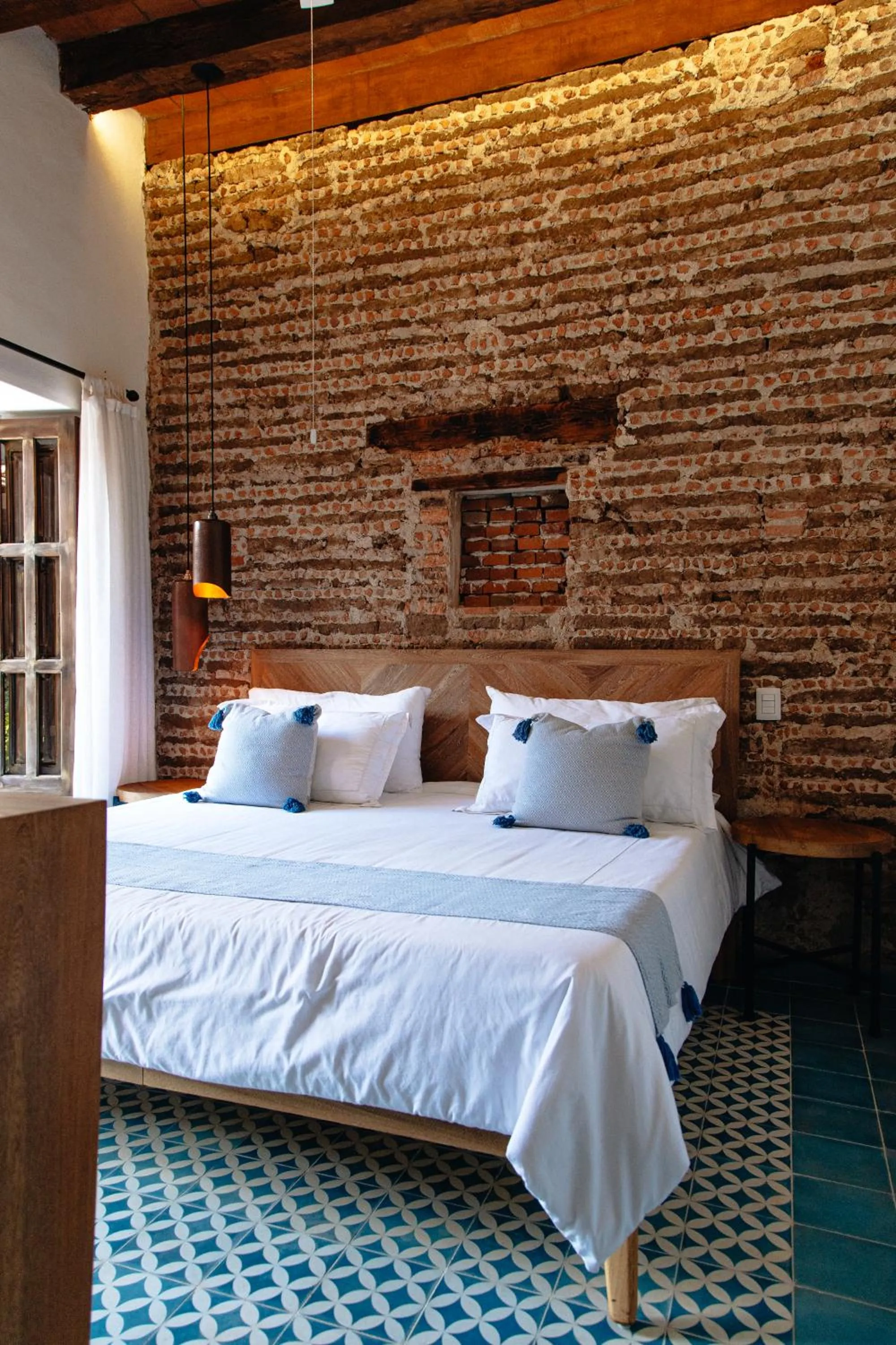 Bed in Doña Francisca Hotel Boutique