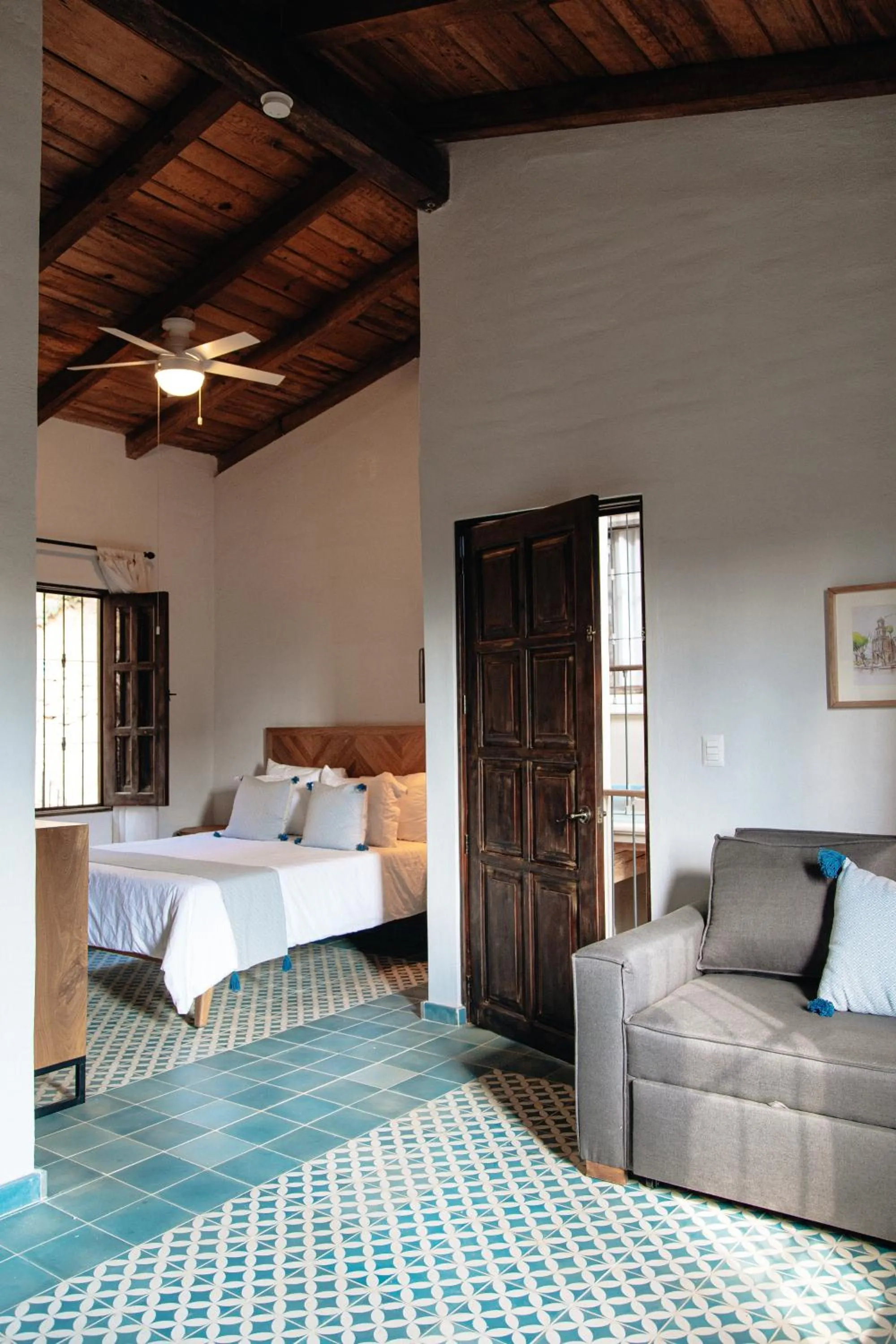 Bed in Doña Francisca Hotel Boutique