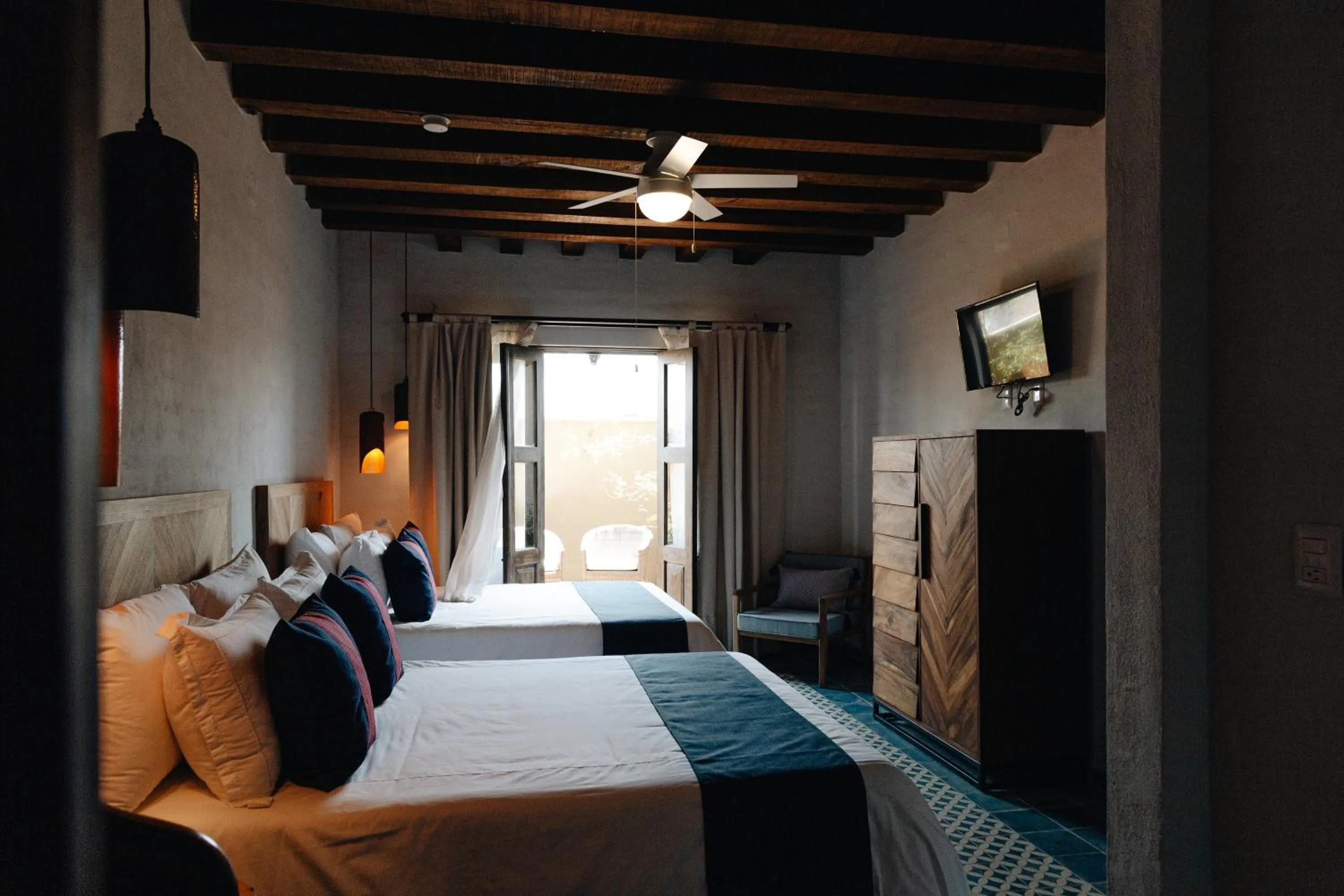 Bed in Doña Francisca Hotel Boutique