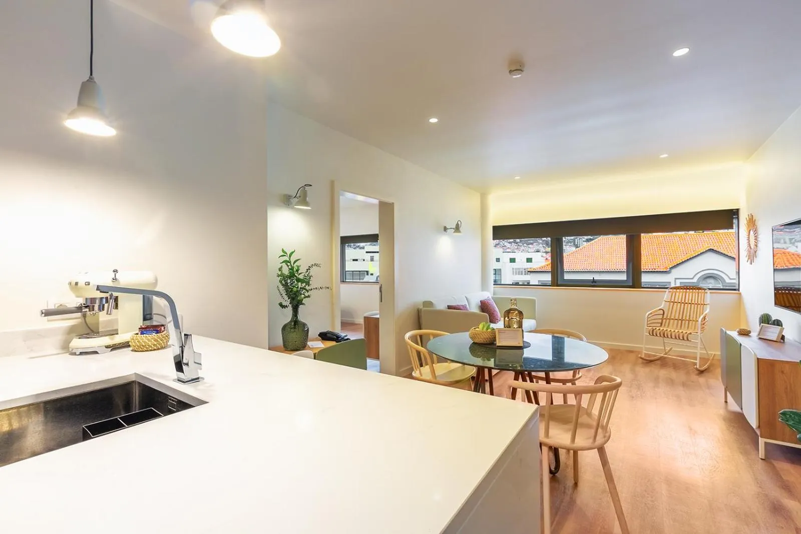 Living room in Three House Hotel