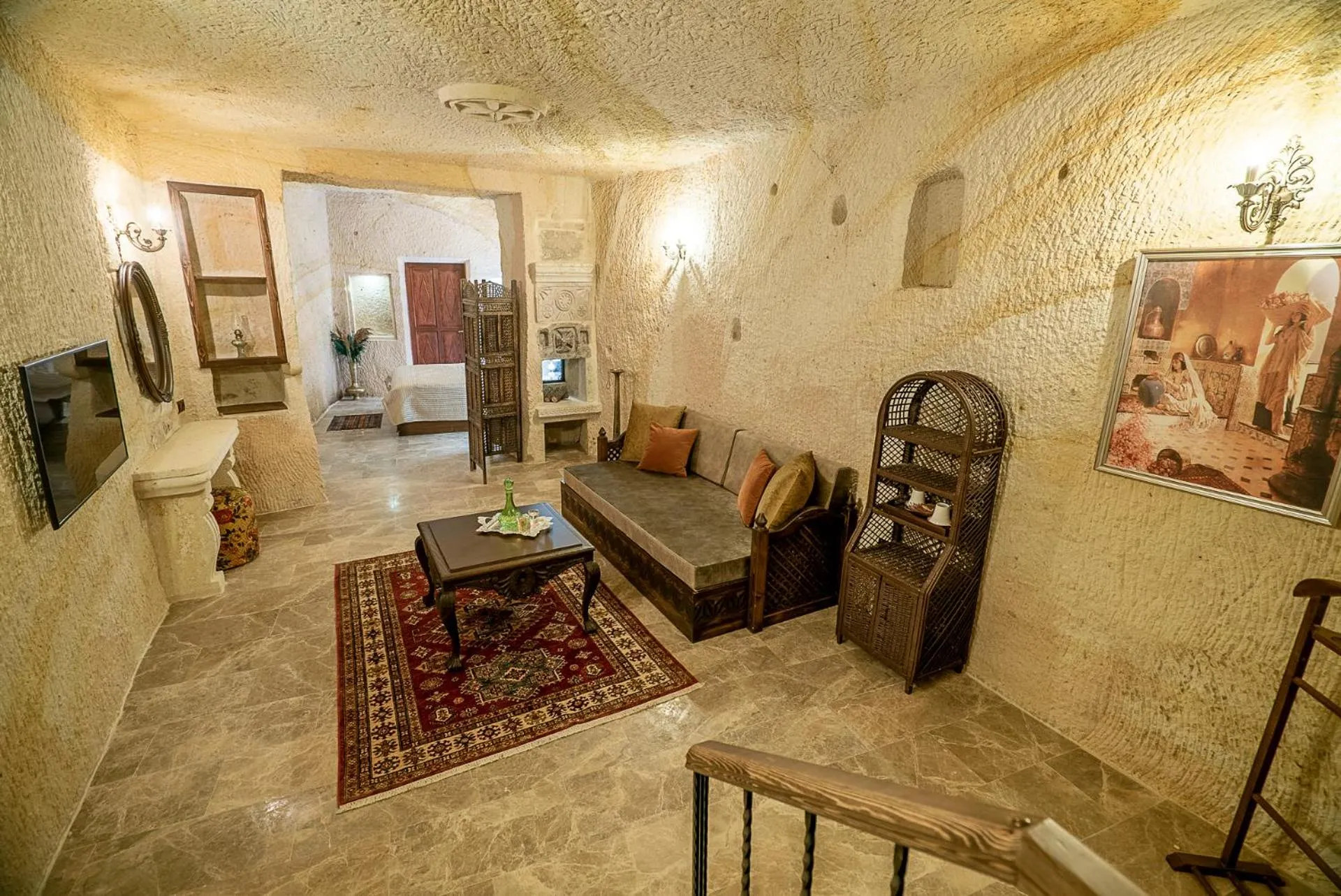 Living room in Zeydem Suites