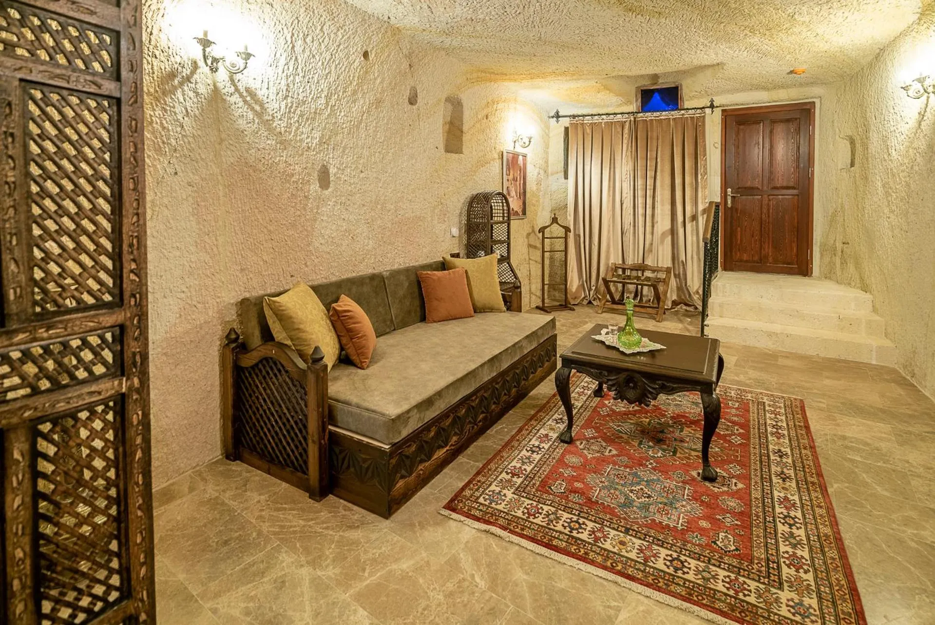 Living room, Bed in Zeydem Suites