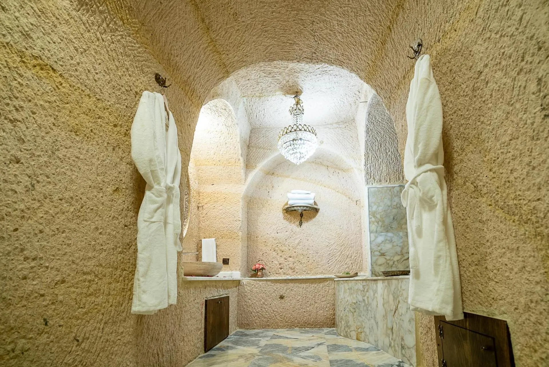 Bathroom in Zeydem Suites