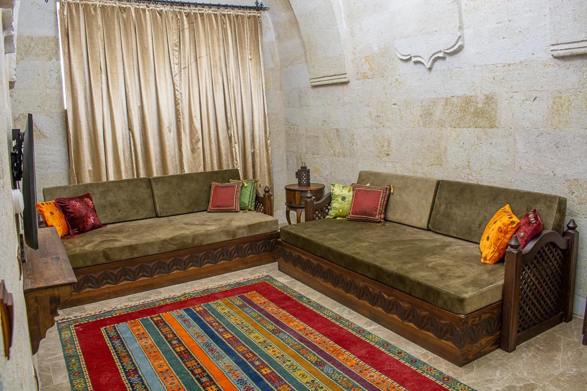 Living room in Zeydem Suites