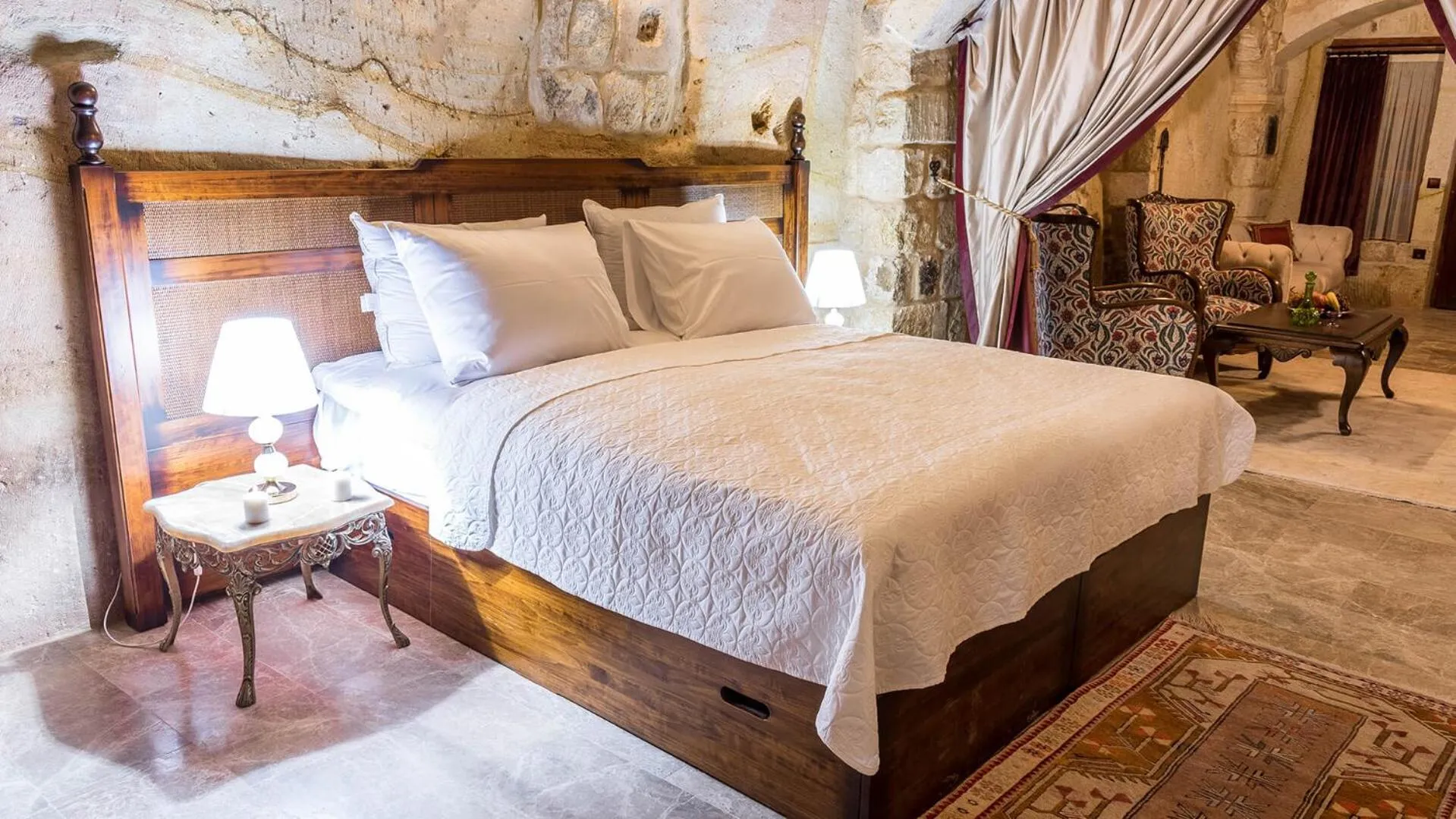 Bed in Zeydem Suites