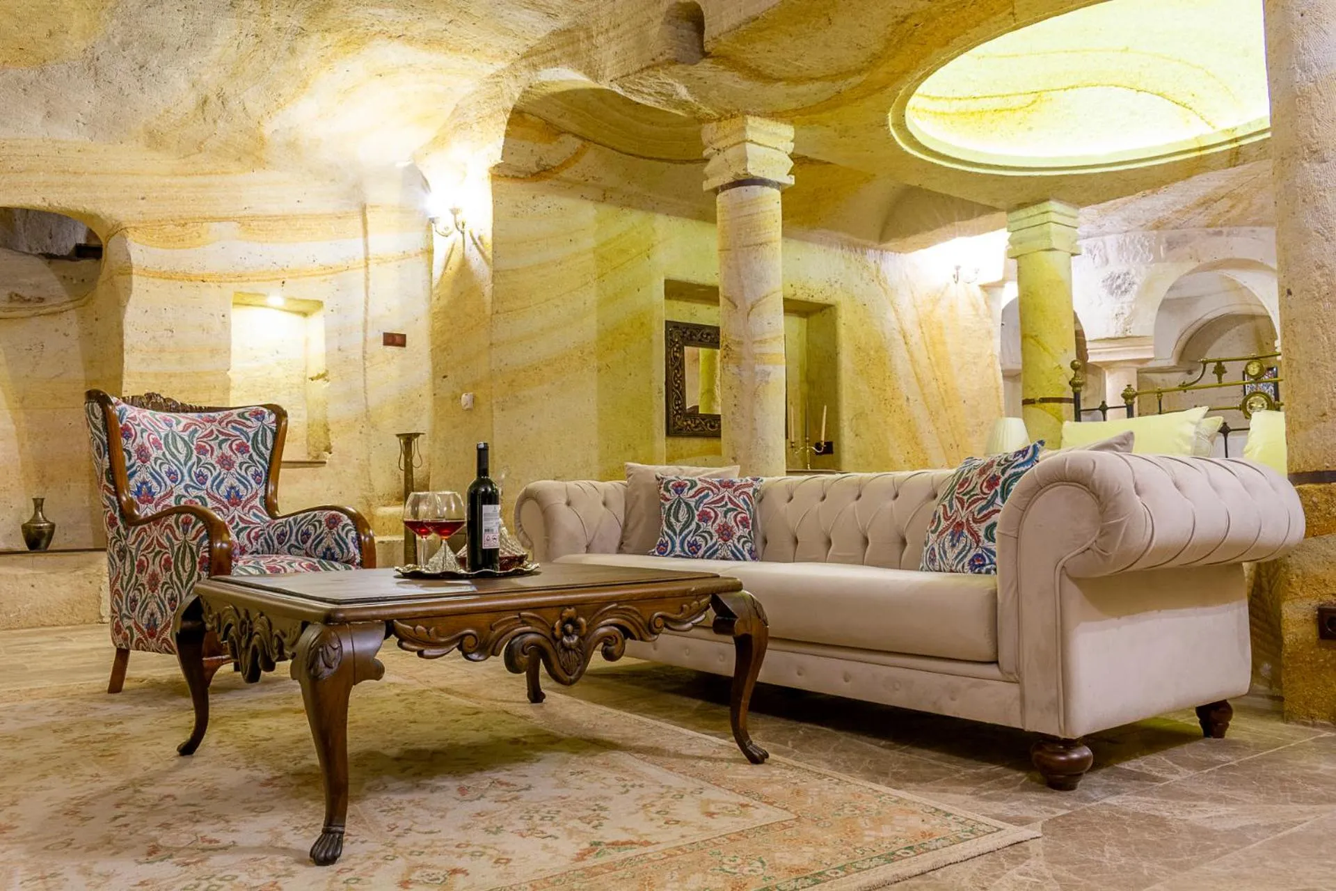 Living room in Zeydem Suites