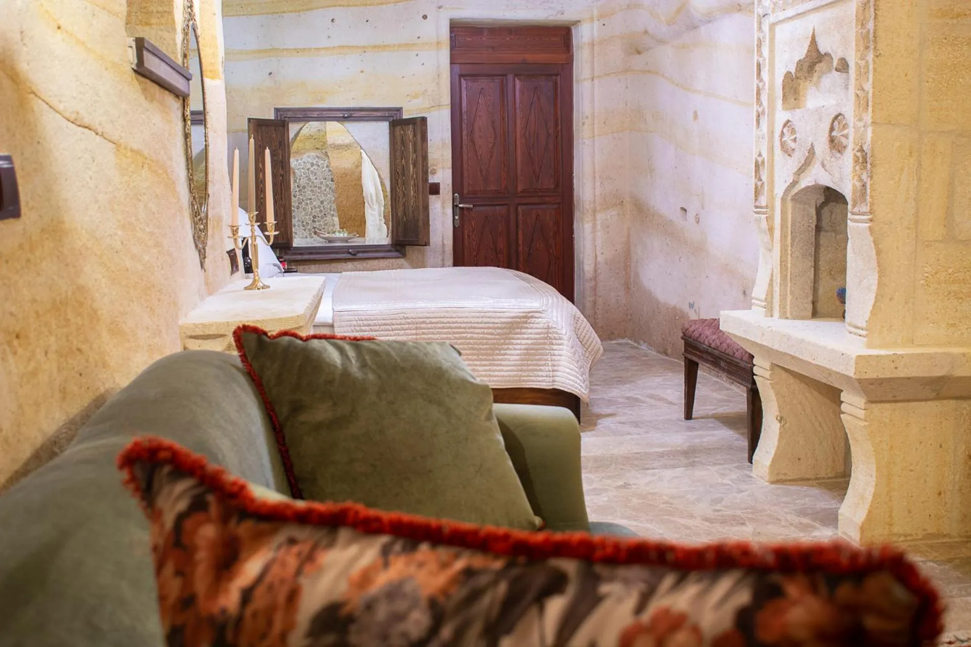 Bed in Zeydem Suites