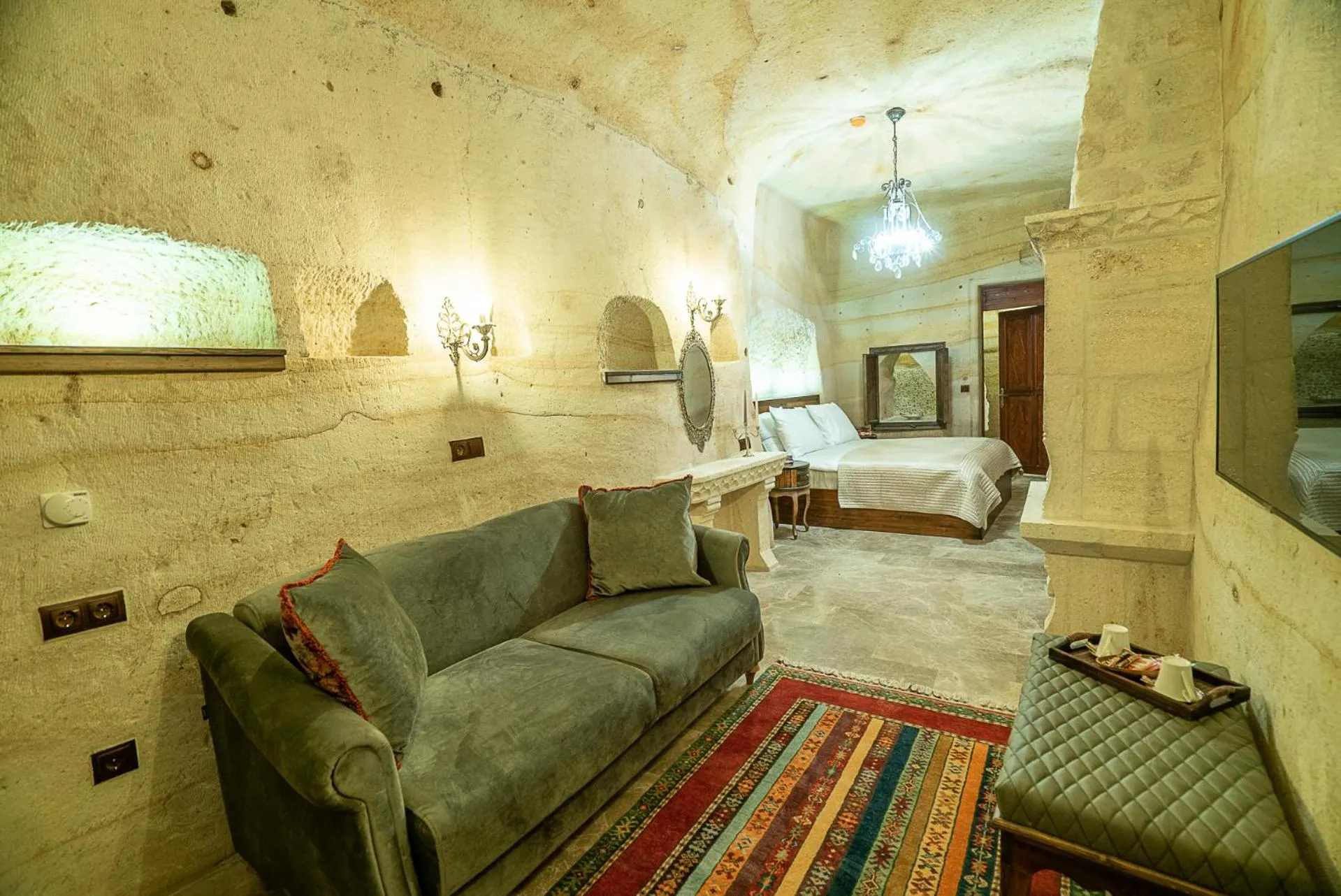 Living room in Zeydem Suites