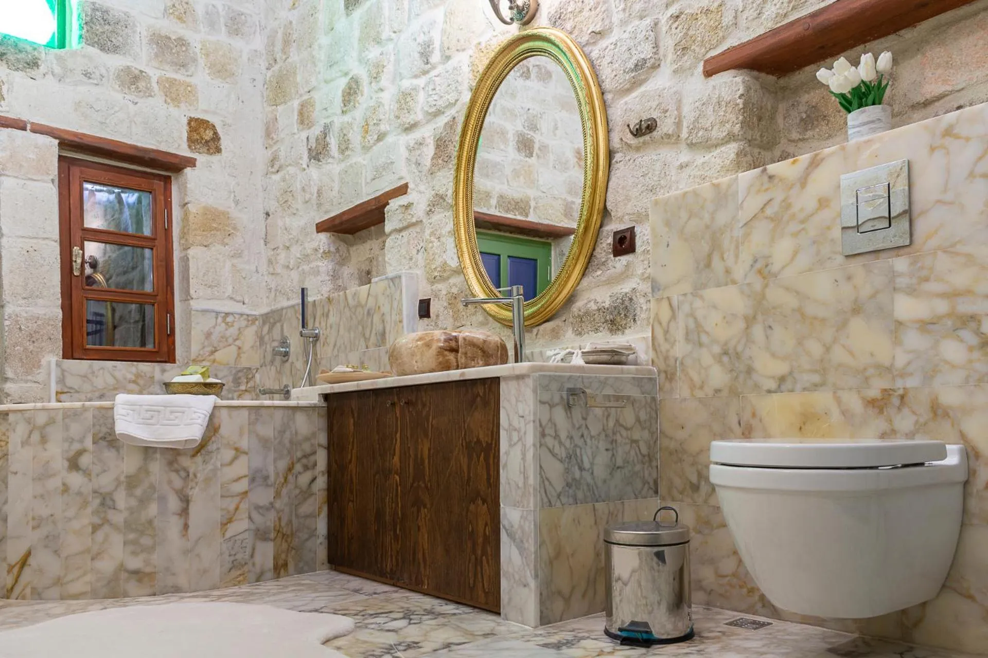 Bathroom in Zeydem Suites