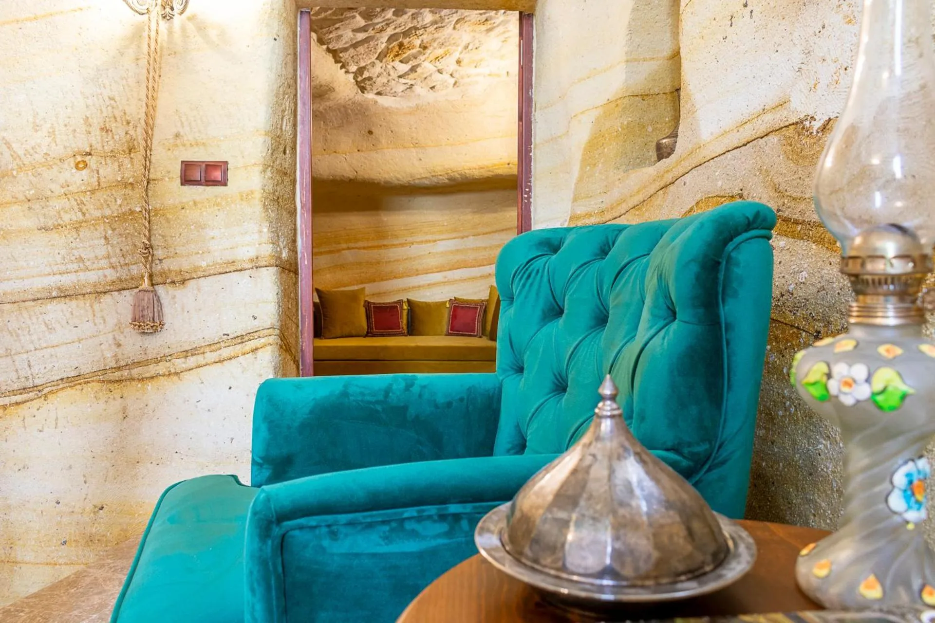 Living room in Zeydem Suites