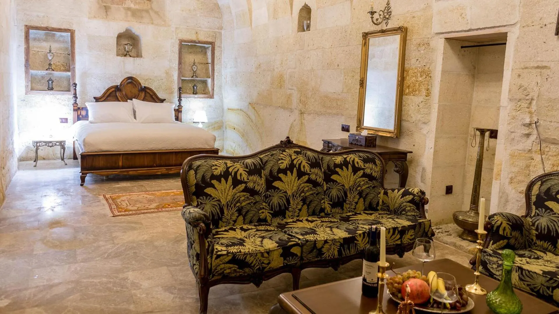 Living room, Bed in Zeydem Suites